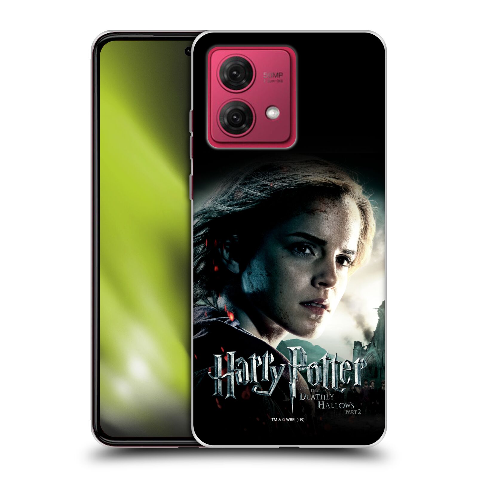 Silikonové pouzdro na mobil Motorola Moto G84 5G - Harry Potter a Relikvie smrti - Hermiona (Silikonový kryt, obal, pouzdro na mobilní telefon Motorola Moto G84 5G s licencovaným motivem Harry Potter a Relikvie smrti - Hermiona)