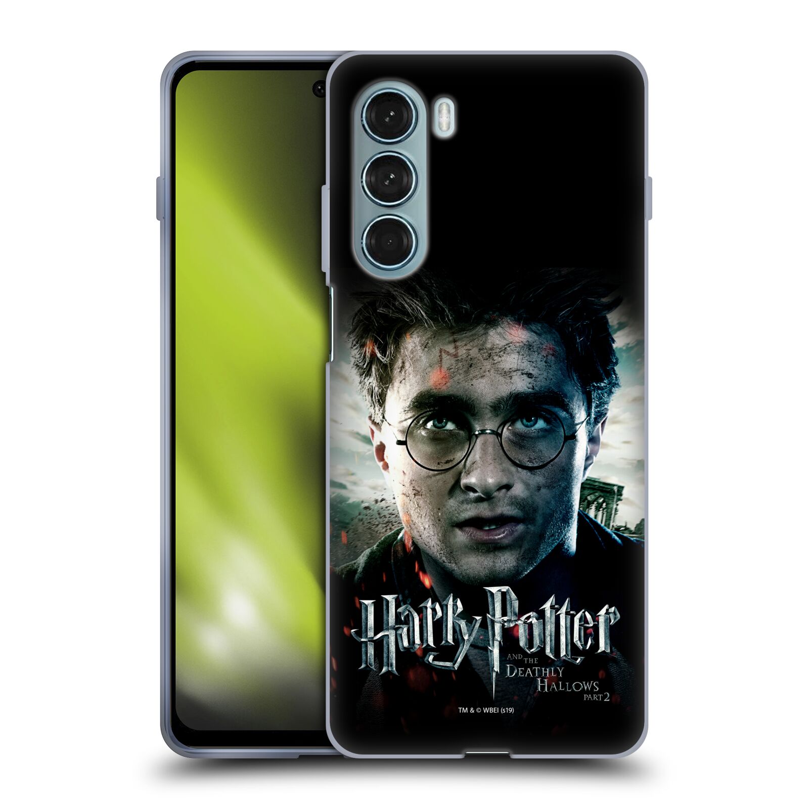 Silikonové pouzdro na mobil Motorola Moto G200 5G - Harry Potter a Relikvie smrti - Harry