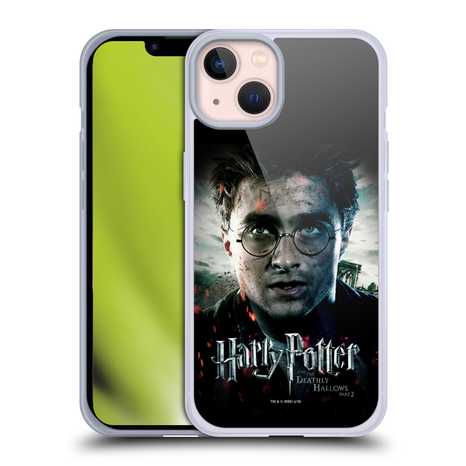 Silikonové pouzdro na mobil Apple iPhone 13 - Harry Potter a Relikvie smrti - Harry (Silikonový kryt, obal, pouzdro na mobilní telefon Apple iPhone 13 s licencovaným motivem Harry Potter a Relikvie smrti - Harry)