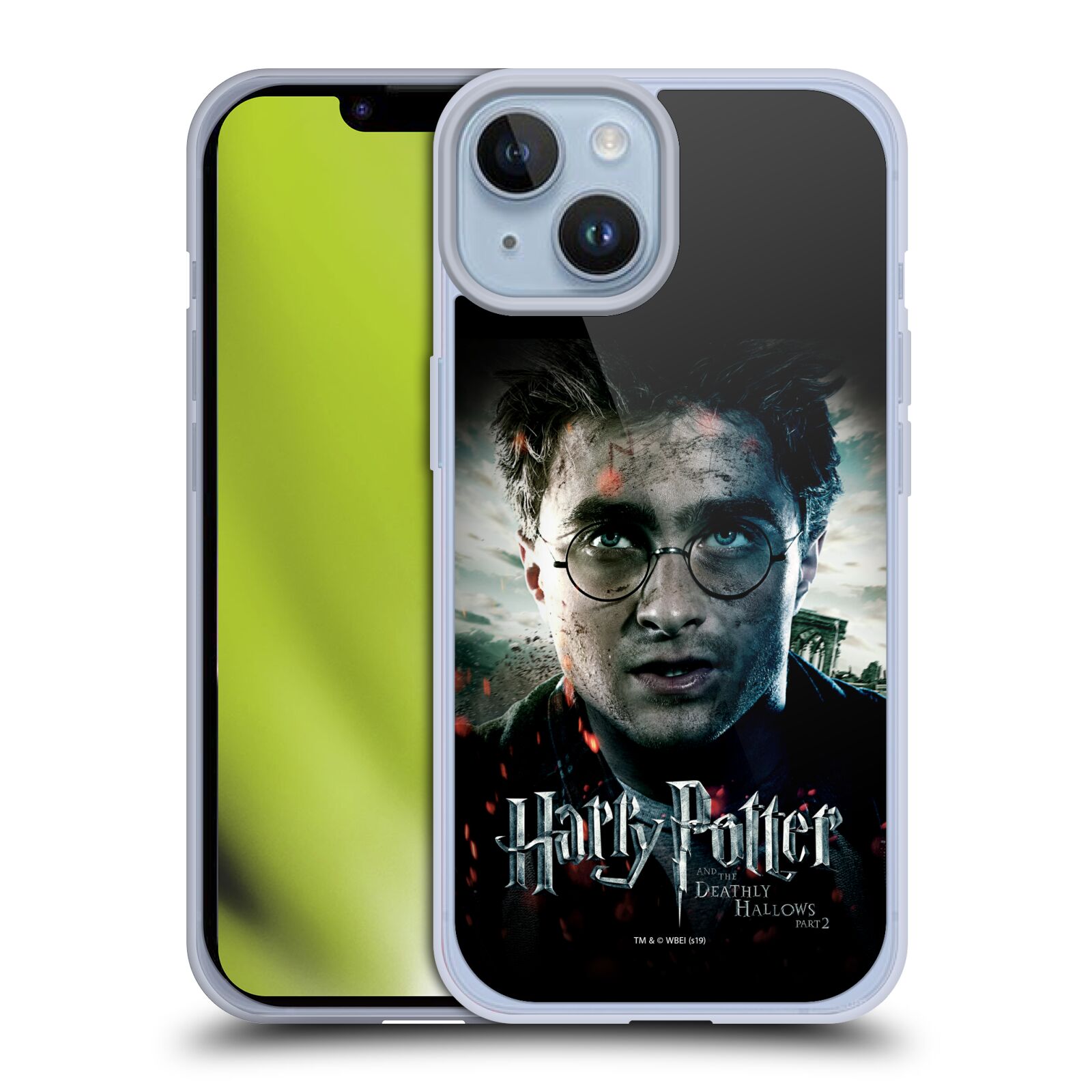 Silikonové pouzdro na mobil Apple iPhone 14 - Harry Potter a Relikvie smrti - Harry (Silikonový kryt, obal, pouzdro na mobilní telefon Apple iPhone 14 s licencovaným motivem Harry Potter a Relikvie smrti - Harry)