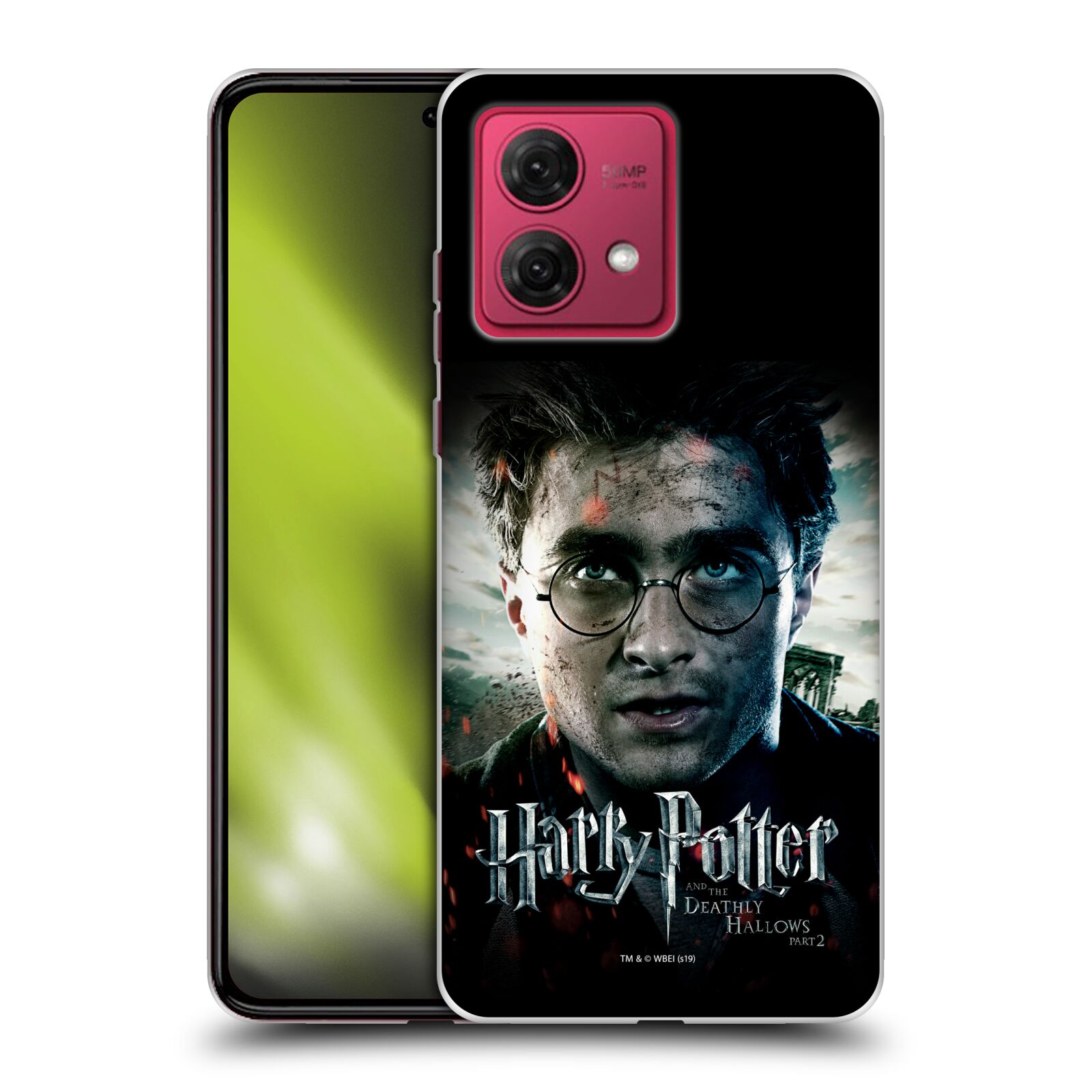 Silikonové pouzdro na mobil Motorola Moto G84 5G - Harry Potter a Relikvie smrti - Harry (Silikonový kryt, obal, pouzdro na mobilní telefon Motorola Moto G84 5G s licencovaným motivem Harry Potter a Relikvie smrti - Harry)