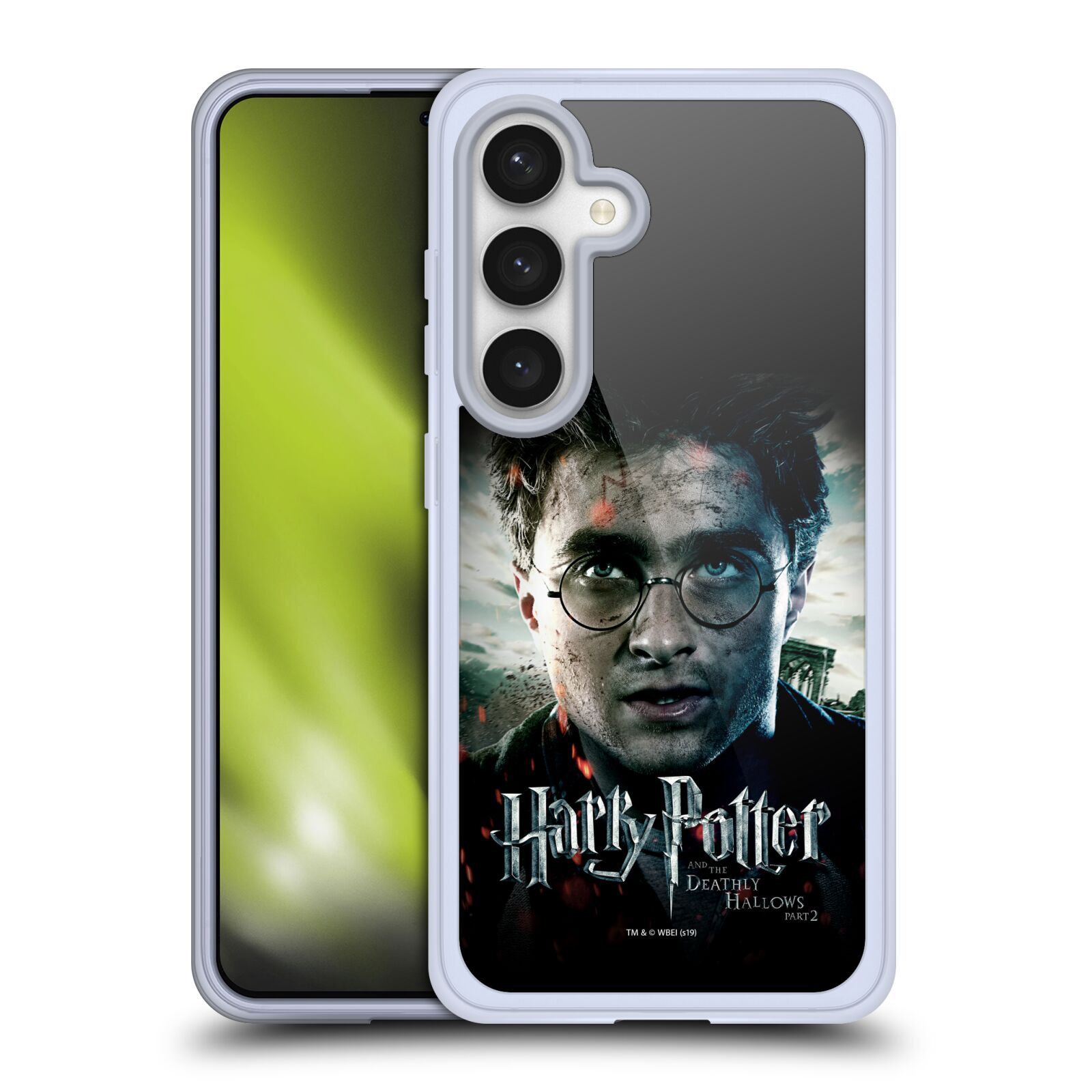 Silikonové lesklé pouzdro na mobil Samsung Galaxy S24 - Harry Potter a Relikvie smrti - Harry (Silikonový kryt, obal, pouzdro na mobilní telefon Samsung Galaxy S24 s licencovaným motivem Harry Potter a Relikvie smrti - Harry)