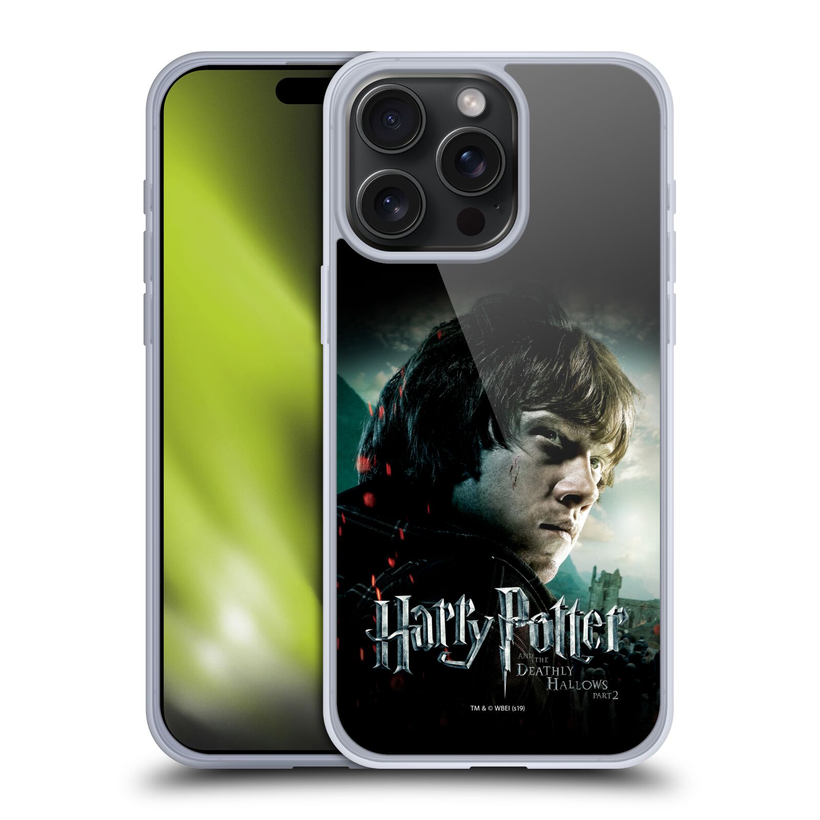 Silikonové lesklé pouzdro na mobil Apple iPhone 15 Pro Max - Harry Potter a Relikvie smrti - Ron Weasley (Silikonový lesklý kryt, obal, pouzdro na mobilní telefon Apple iPhone 15 Pro Max s licencovaným motivem Harry Potter a Relikvie smrti - Ron Weasley)