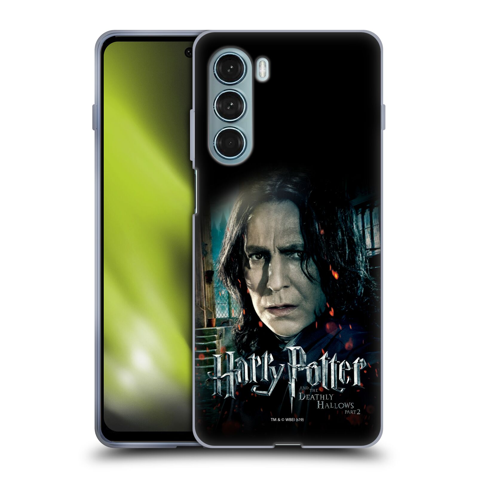 Silikonové pouzdro na mobil Motorola Moto G200 5G - Harry Potter a Relikvie smrti - Severus Snape