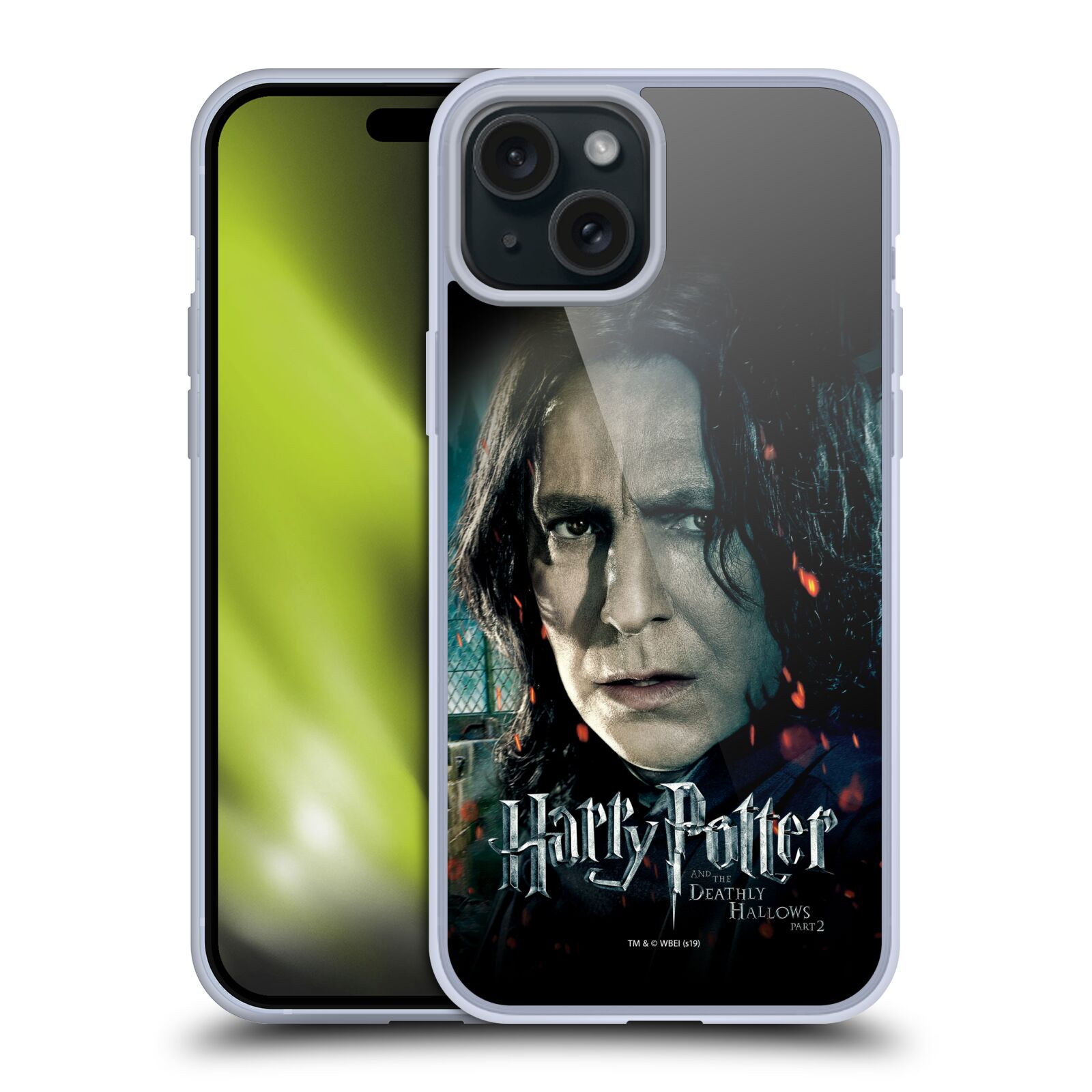 Silikonové lesklé pouzdro na mobil Apple iPhone 15 Plus - Harry Potter a Relikvie smrti - Severus Snape (Silikonový lesklý kryt, obal, pouzdro na mobilní telefon Apple iPhone 15 Plus s licencovaným motivem Harry Potter a Relikvie smrti - Severus Snape)