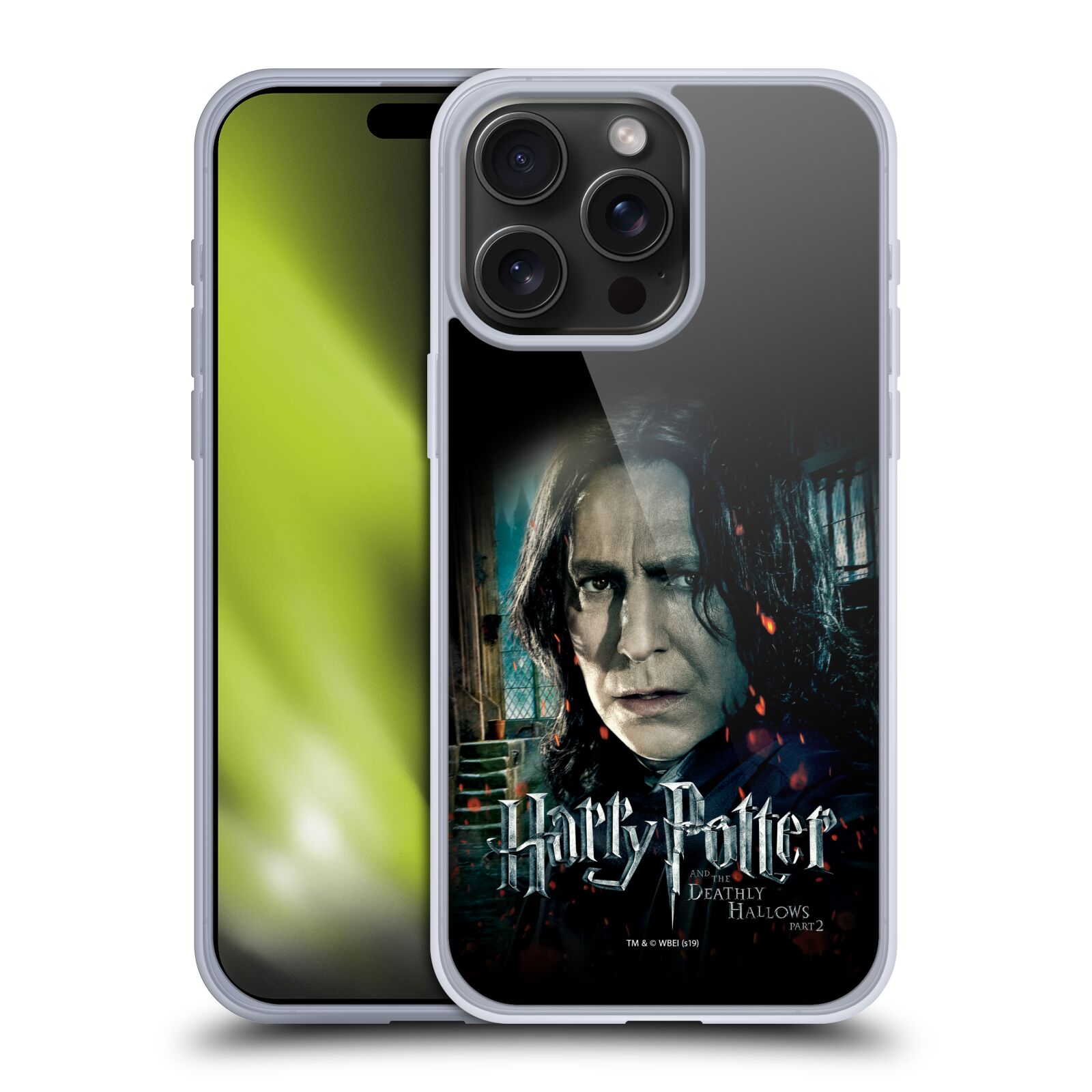 Silikonové lesklé pouzdro na mobil Apple iPhone 15 Pro Max - Harry Potter a Relikvie smrti - Severus Snape (Silikonový lesklý kryt, obal, pouzdro na mobilní telefon Apple iPhone 15 Pro Max s licencovaným motivem Harry Potter a Relikvie smrti - Severus Sna
