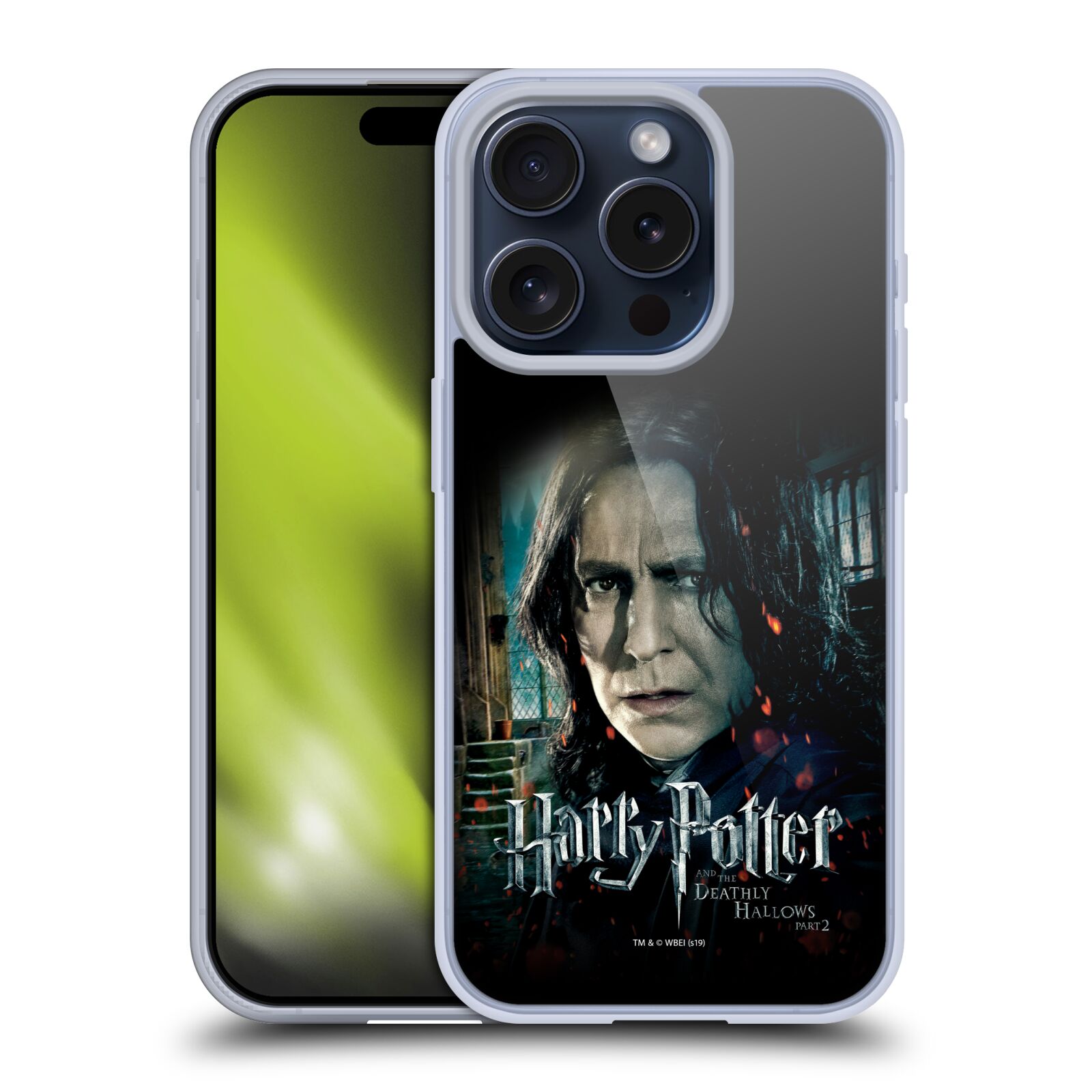 Silikonové lesklé pouzdro na mobil Apple iPhone 15 Pro - Harry Potter a Relikvie smrti - Severus Snape (Silikonový lesklý kryt, obal, pouzdro na mobilní telefon Apple iPhone 15 Pro s licencovaným motivem Harry Potter a Relikvie smrti - Severus Snape)