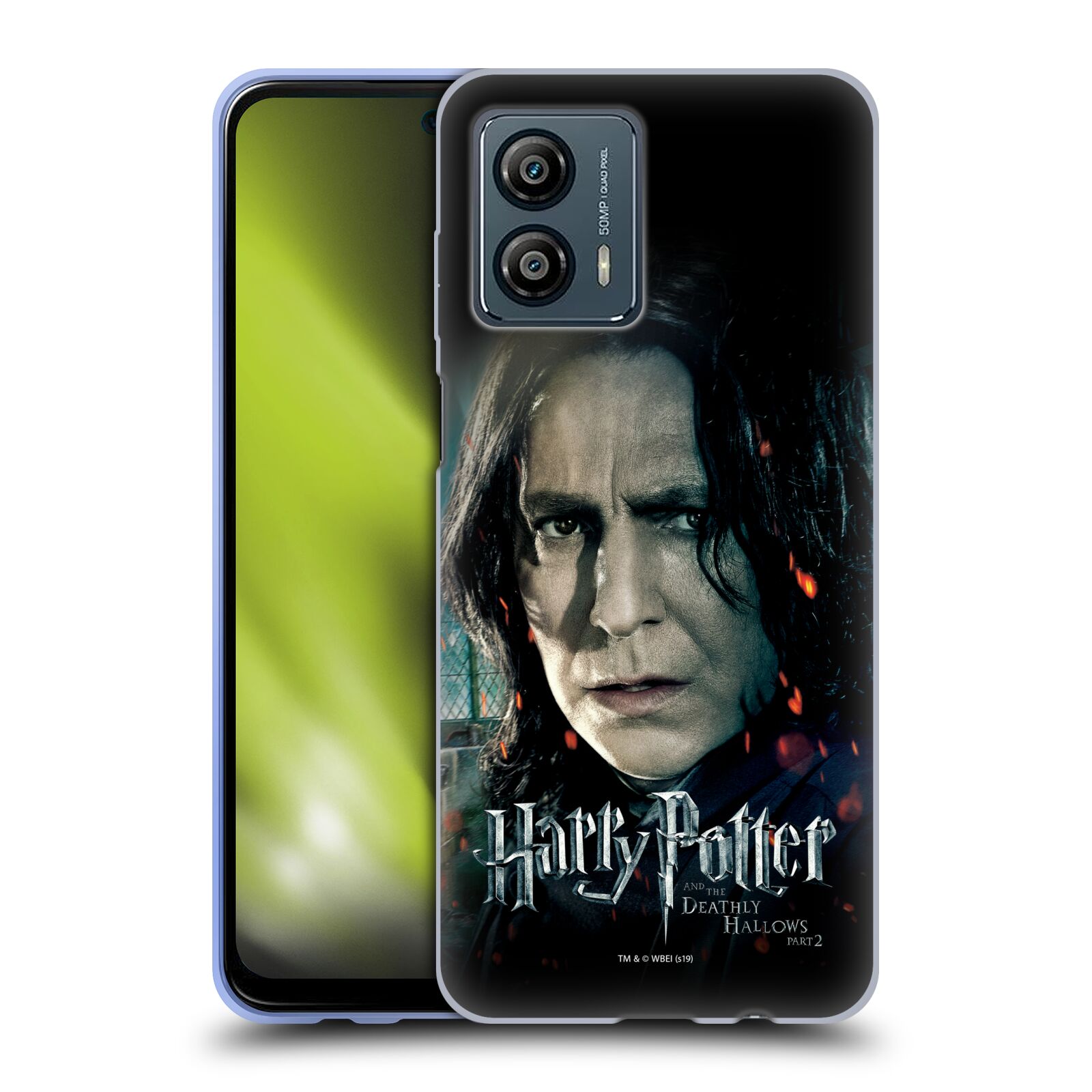 Silikonové pouzdro na mobil Motorola Moto G53 5G - Harry Potter a Relikvie smrti - Severus Snape (Silikonový kryt, obal, pouzdro na mobilní telefon Motorola Moto G53 5G s licencovaným motivem Harry Potter a Relikvie smrti - Severus Snape)