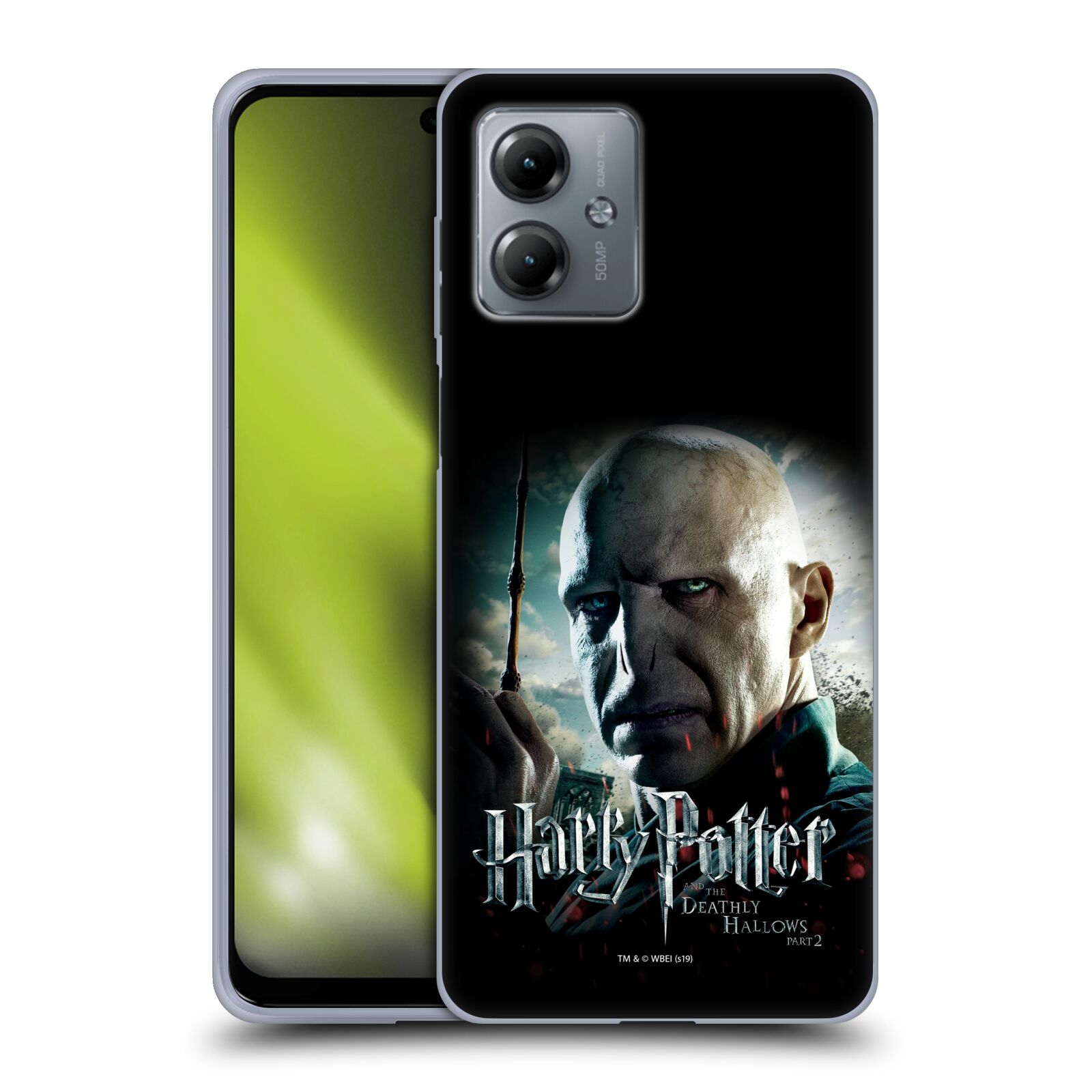 Silikonové pouzdro na mobil Motorola Moto G14 - Harry Potter a Relikvie smrti - Lord Voldemort (Silikonový kryt, obal, pouzdro na mobilní telefon Motorola Moto G14 s licencovaným motivem Harry Potter a Relikvie smrti - Lord Voldemort)