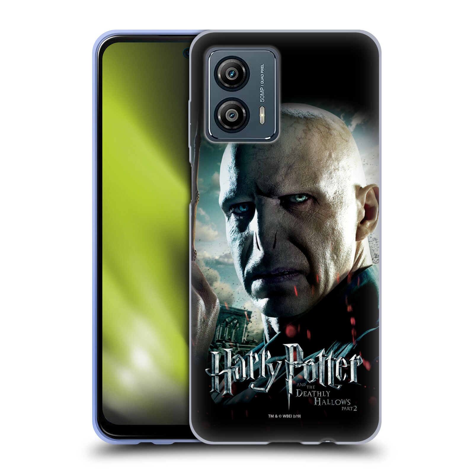 Silikonové pouzdro na mobil Motorola Moto G53 5G - Harry Potter a Relikvie smrti - Lord Voldemort (Silikonový kryt, obal, pouzdro na mobilní telefon Motorola Moto G53 5G s licencovaným motivem Harry Potter a Relikvie smrti - Lord Voldemort)