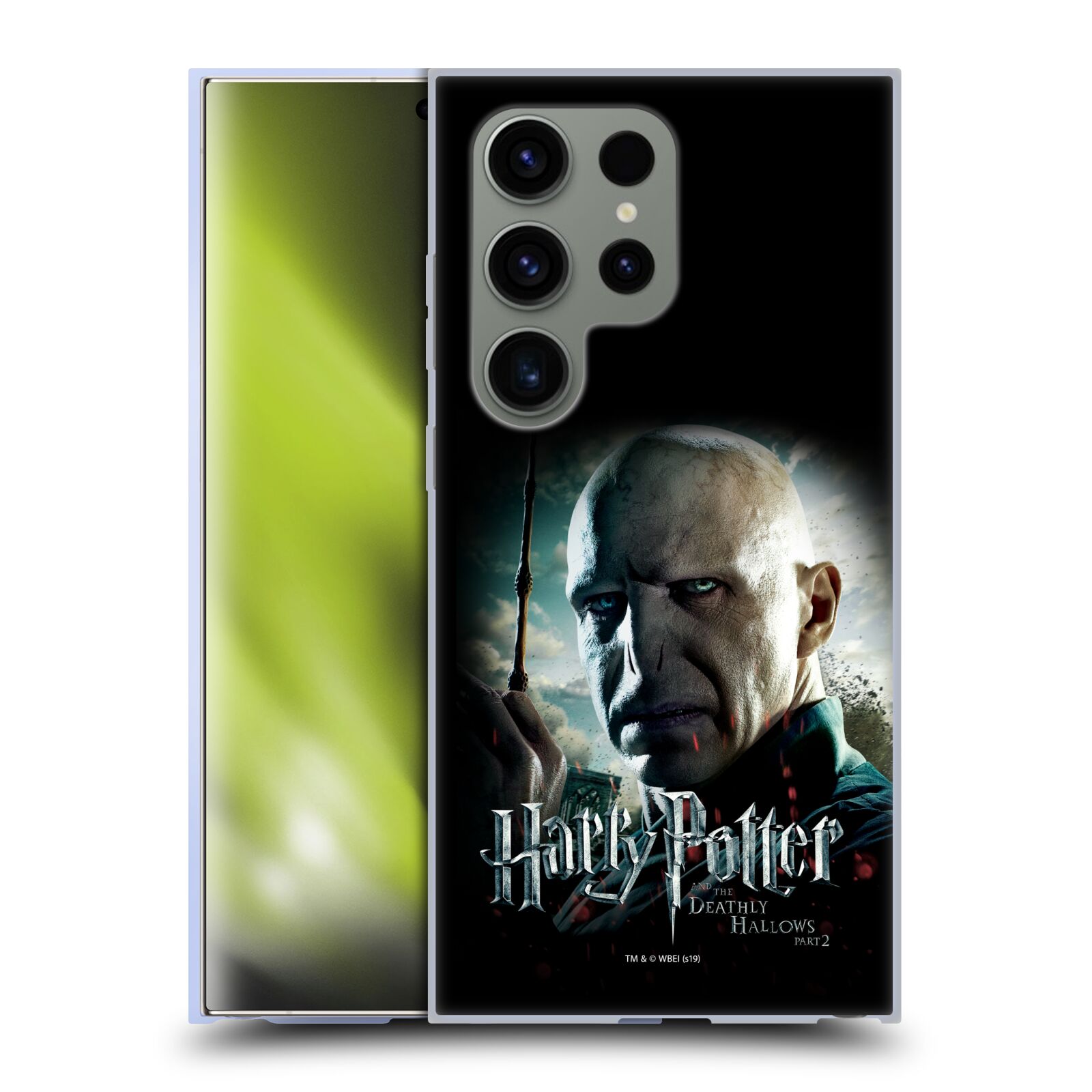 Silikonové lesklé pouzdro na mobil Samsung Galaxy S24 Ultra - Harry Potter a Relikvie smrti - Lord Voldemort (Silikonový kryt, obal, pouzdro na mobilní telefon Samsung Galaxy S24 Ultra s licencovaným motivem Harry Potter a Relikvie smrti - Lord Voldemort)
