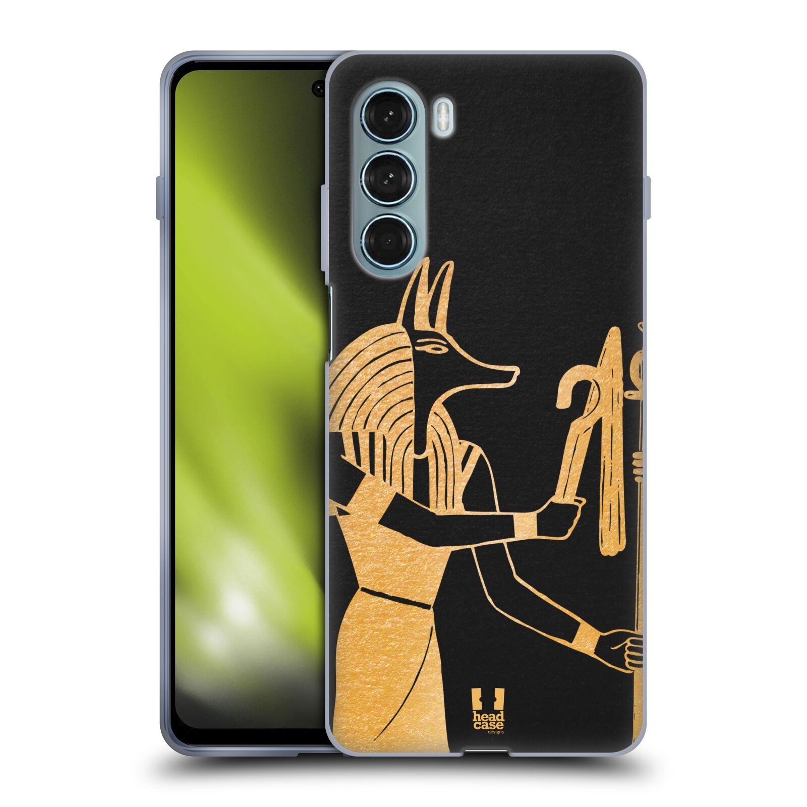 Silikonové pouzdro na mobil Motorola Moto G200 5G - Head Case - EGYPT ANUBIS