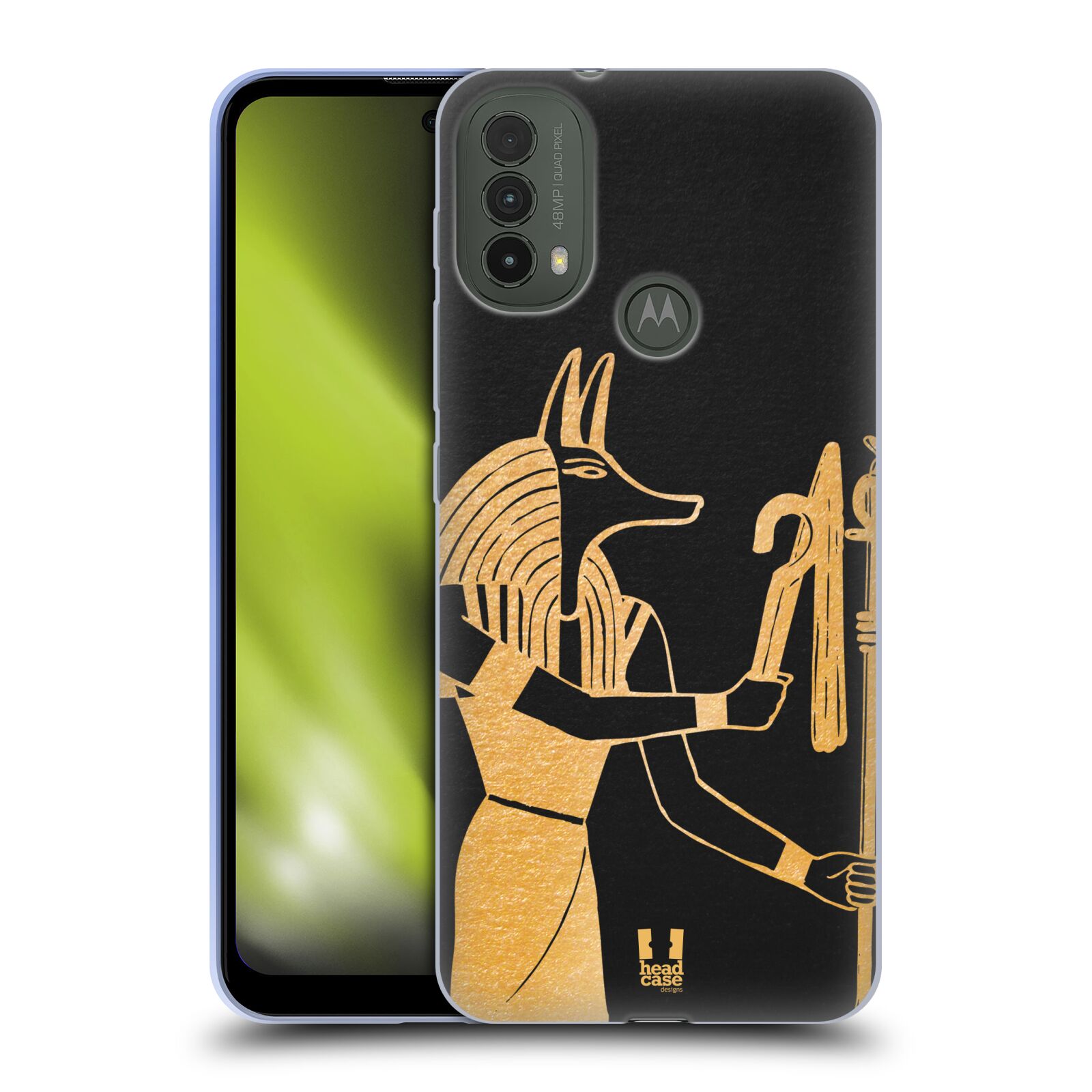 Silikonové pouzdro na mobil Motorola Moto E40 - Head Case - EGYPT ANUBIS