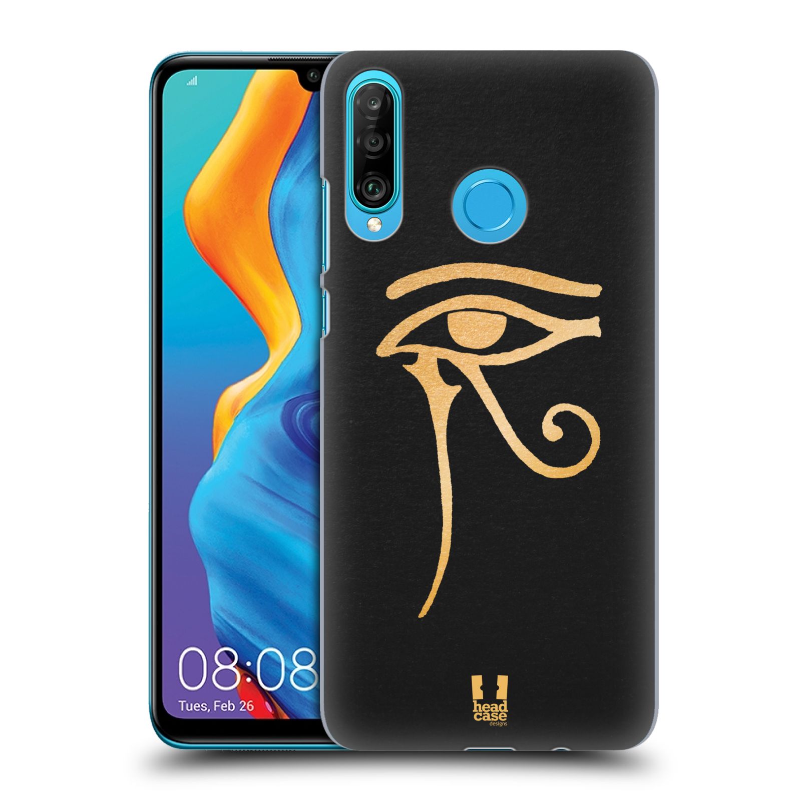 Plastové pouzdro na mobil Huawei P30 Lite - Head Case - EGYPT OKO BOHA RA (Plastový kryt, pouzdro, obal na mobilní telefon Huawei P30 Lite Dual Sim (MAR-L01A, MAR-L21A, MAR-LX1A) s motivem EGYPT OKO BOHA RA)