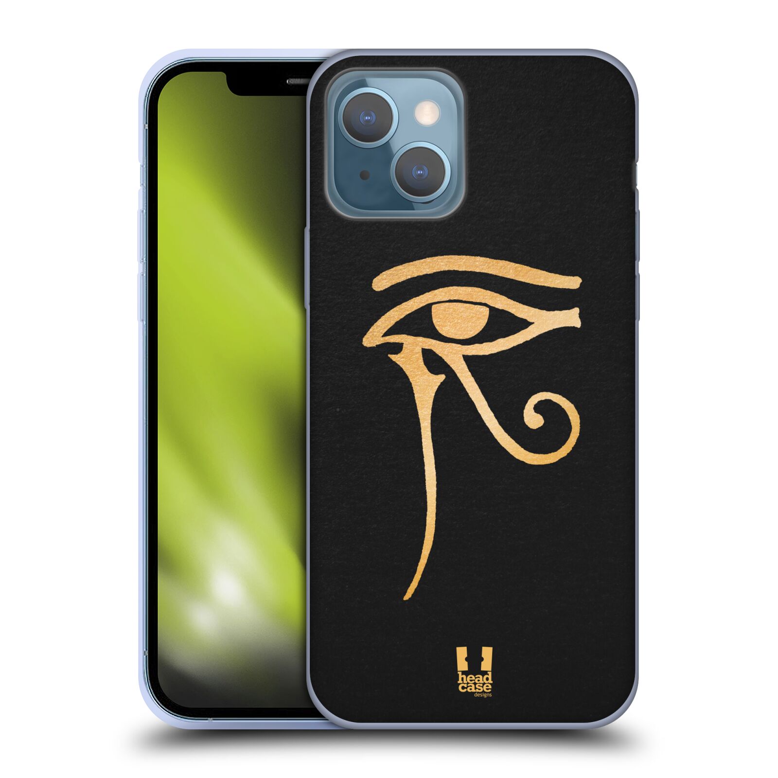 Silikonové pouzdro na mobil Apple iPhone 13 - Head Case - EGYPT OKO BOHA RA (Silikonový kryt, obal, pouzdro na mobilní telefon Apple iPhone 13 s motivem EGYPT OKO BOHA RA)