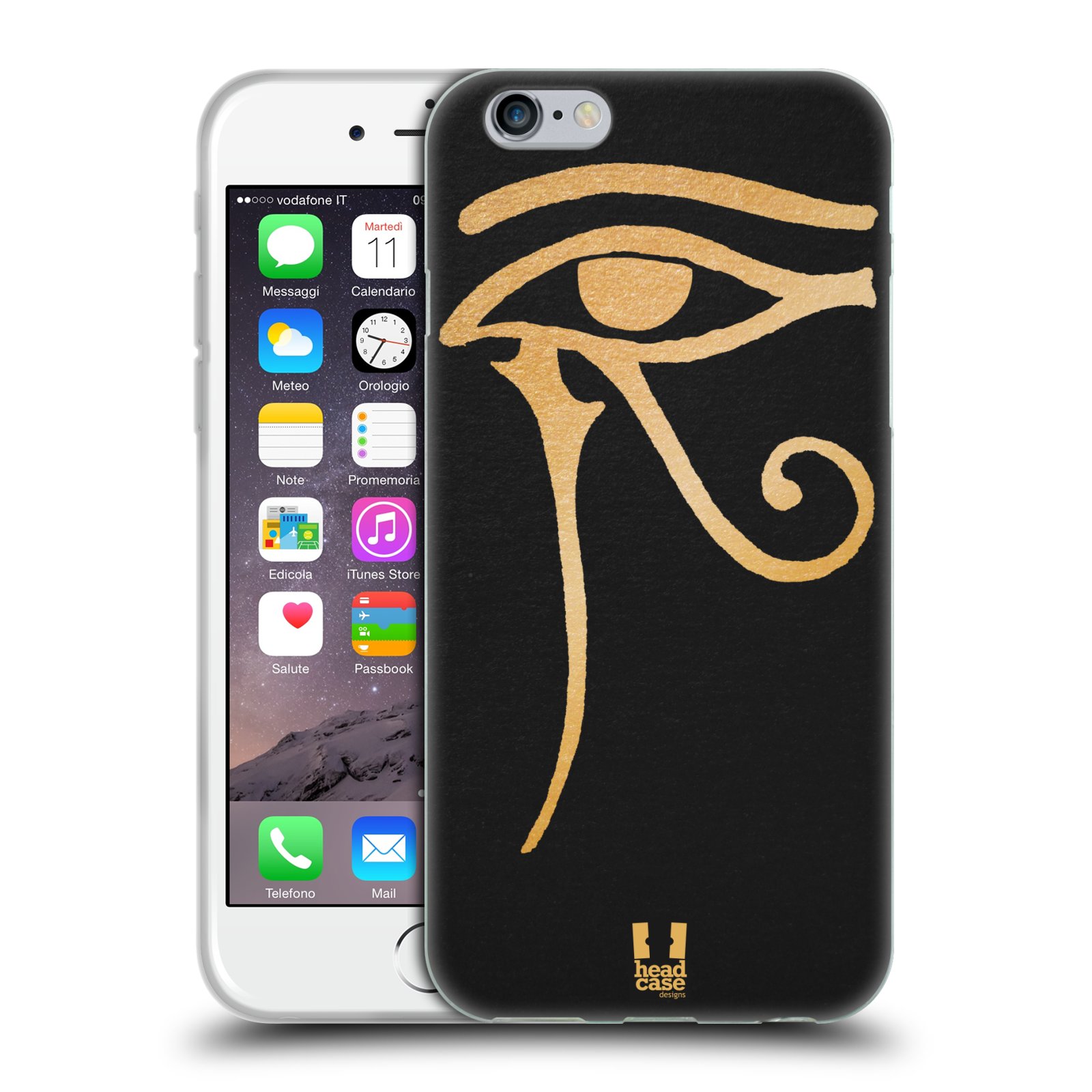 Silikonové pouzdro na mobil Apple iPhone 6 a 6S HEAD CASE EGYPT OKO BOHA RA (Silikonový kryt či obal na mobilní telefon Apple iPhone 6 a 6S)