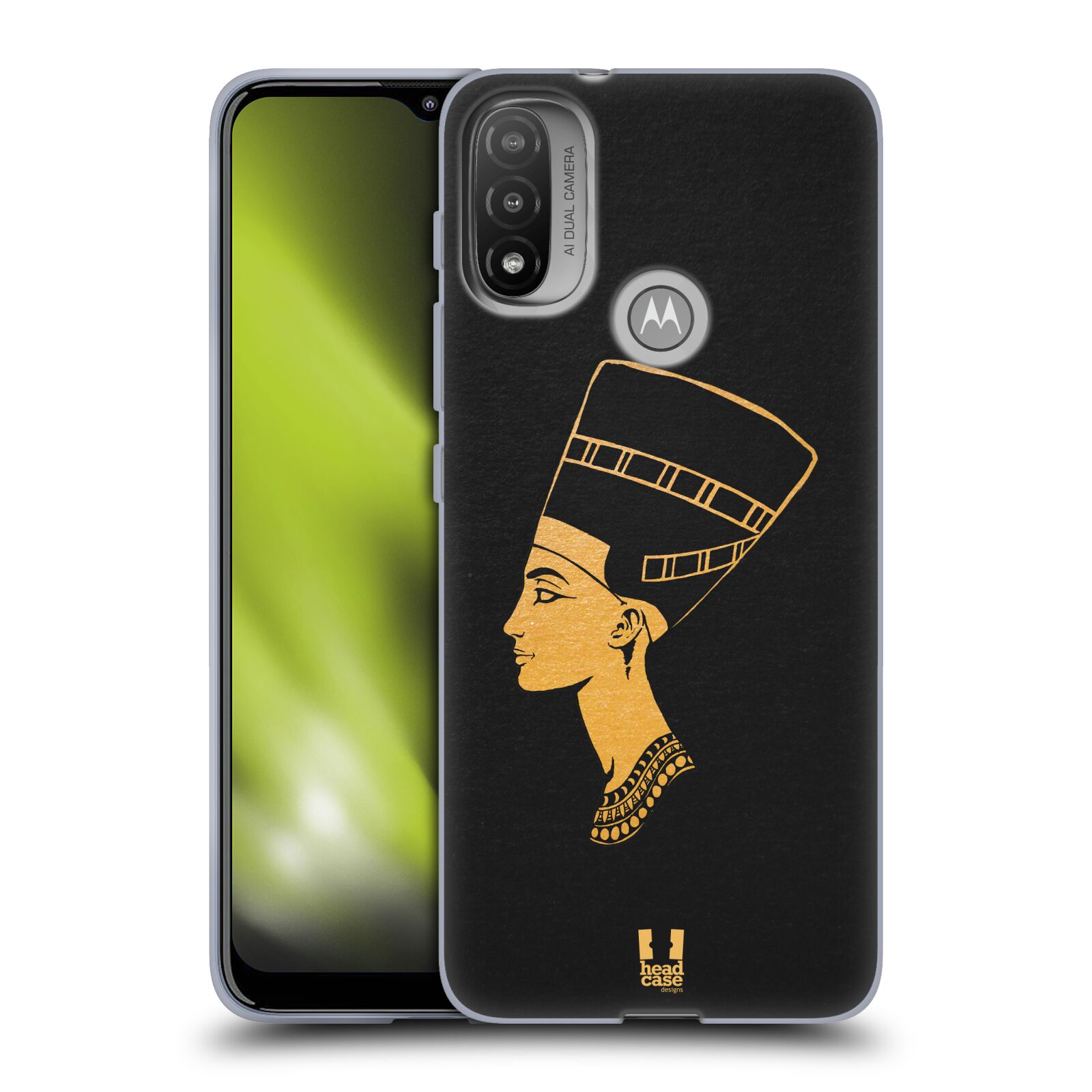 Silikonové pouzdro na mobil Motorola Moto E20 - Head Case - EGYPT NEFERTITI