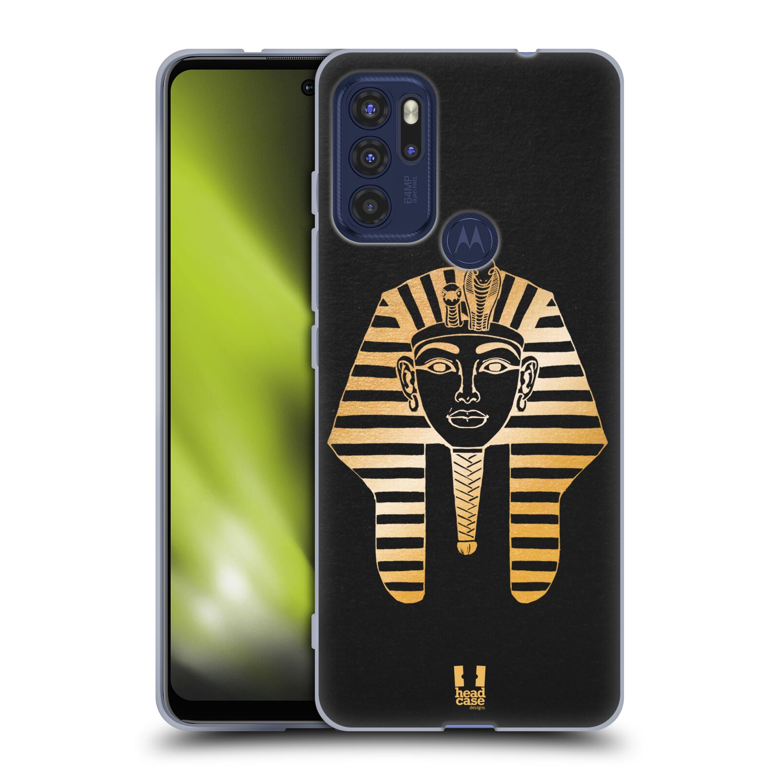 Silikonové pouzdro na mobil Motorola Moto G60s - Head Case - EGYPT FARAON