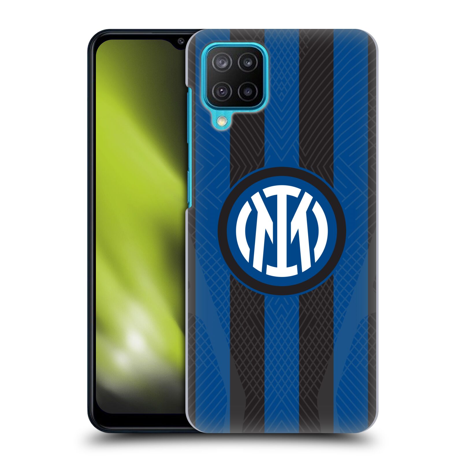 Plastové pouzdro na mobil Samsung Galaxy M12 - Fc Internazionale Milano (Plastový kryt, pouzdro, obal na mobilní telefon Samsung Galaxy M12 (SM-M127F) s licencovaným motivem Fc Internazionale Milano)