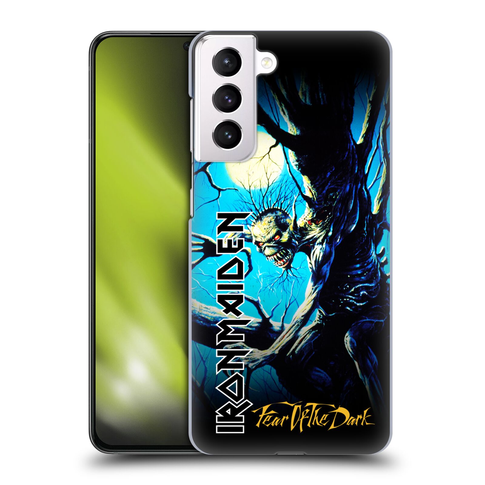 Plastové pouzdro na mobil Samsung Galaxy S21 Plus 5G - Head Case - Iron Maiden - Fear Of The Dark