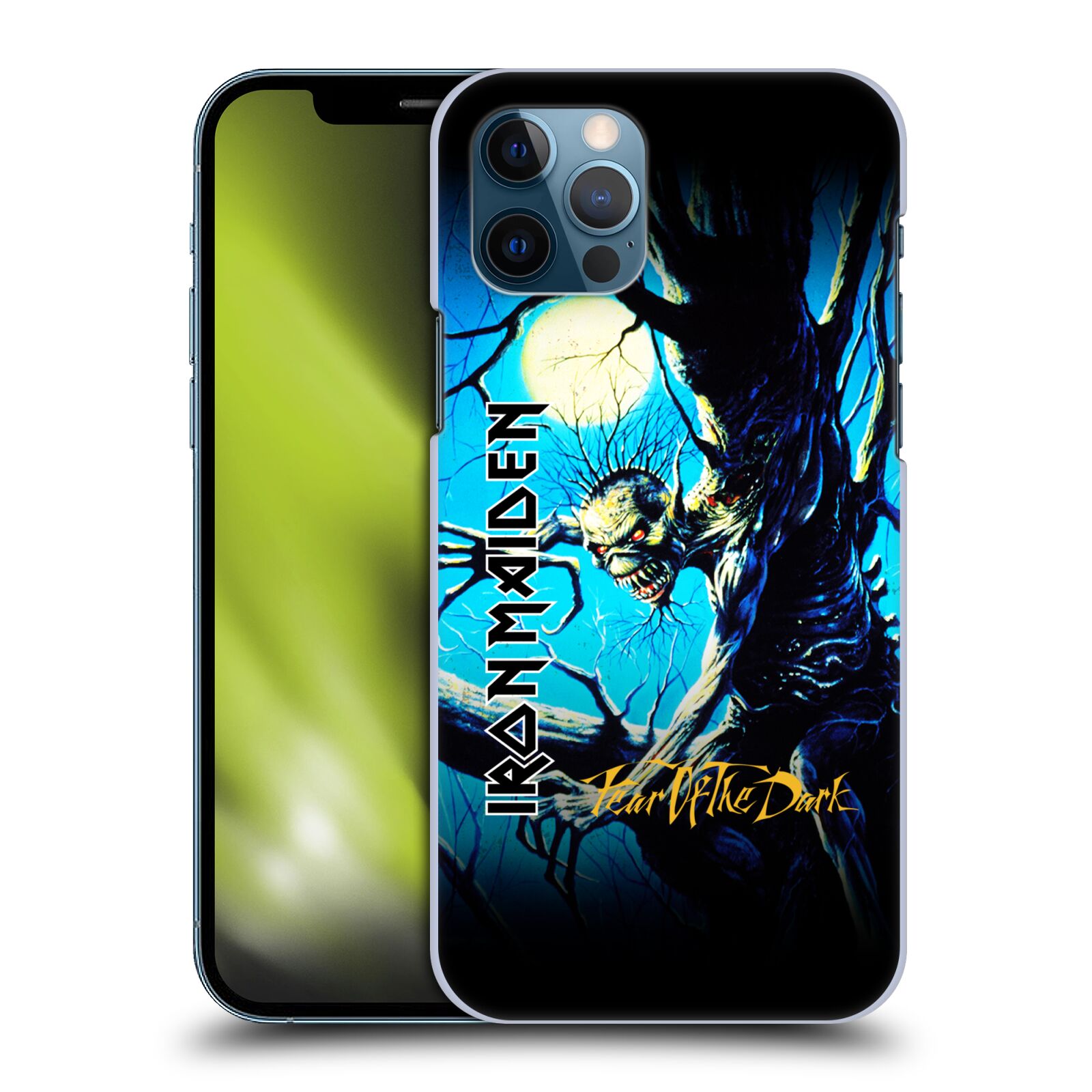 Plastové pouzdro na mobil Apple iPhone 12 / 12 Pro - Head Case - Iron Maiden - Fear Of The Dark