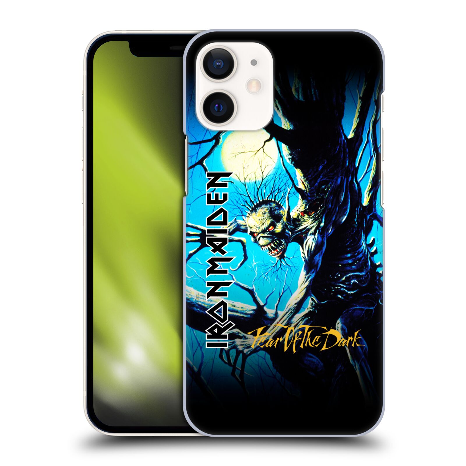 Plastové pouzdro na mobil Apple iPhone 12 Mini - Head Case - Iron Maiden - Fear Of The Dark