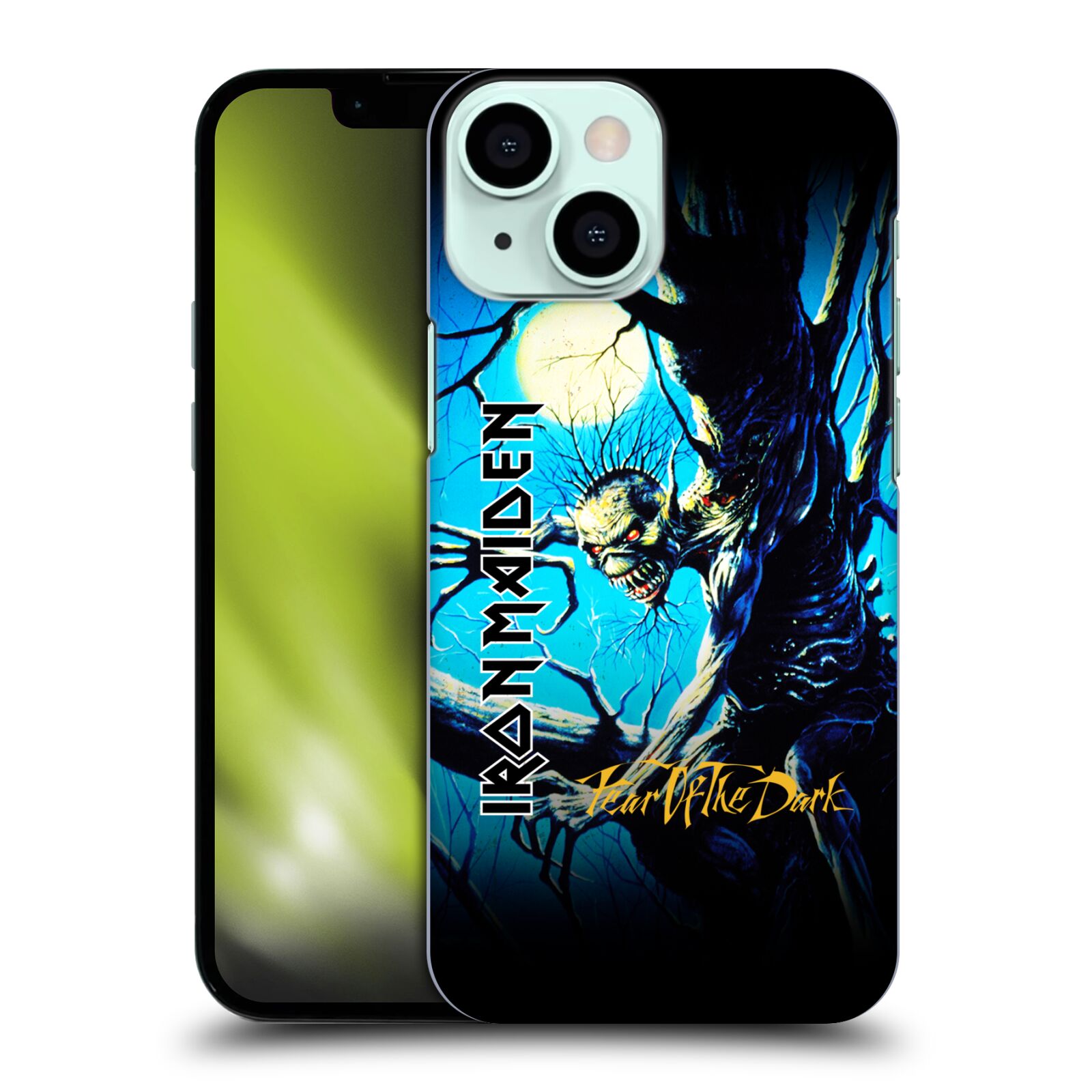 Plastové pouzdro na mobil Apple iPhone 13 Mini - Head Case - Iron Maiden - Fear Of The Dark
