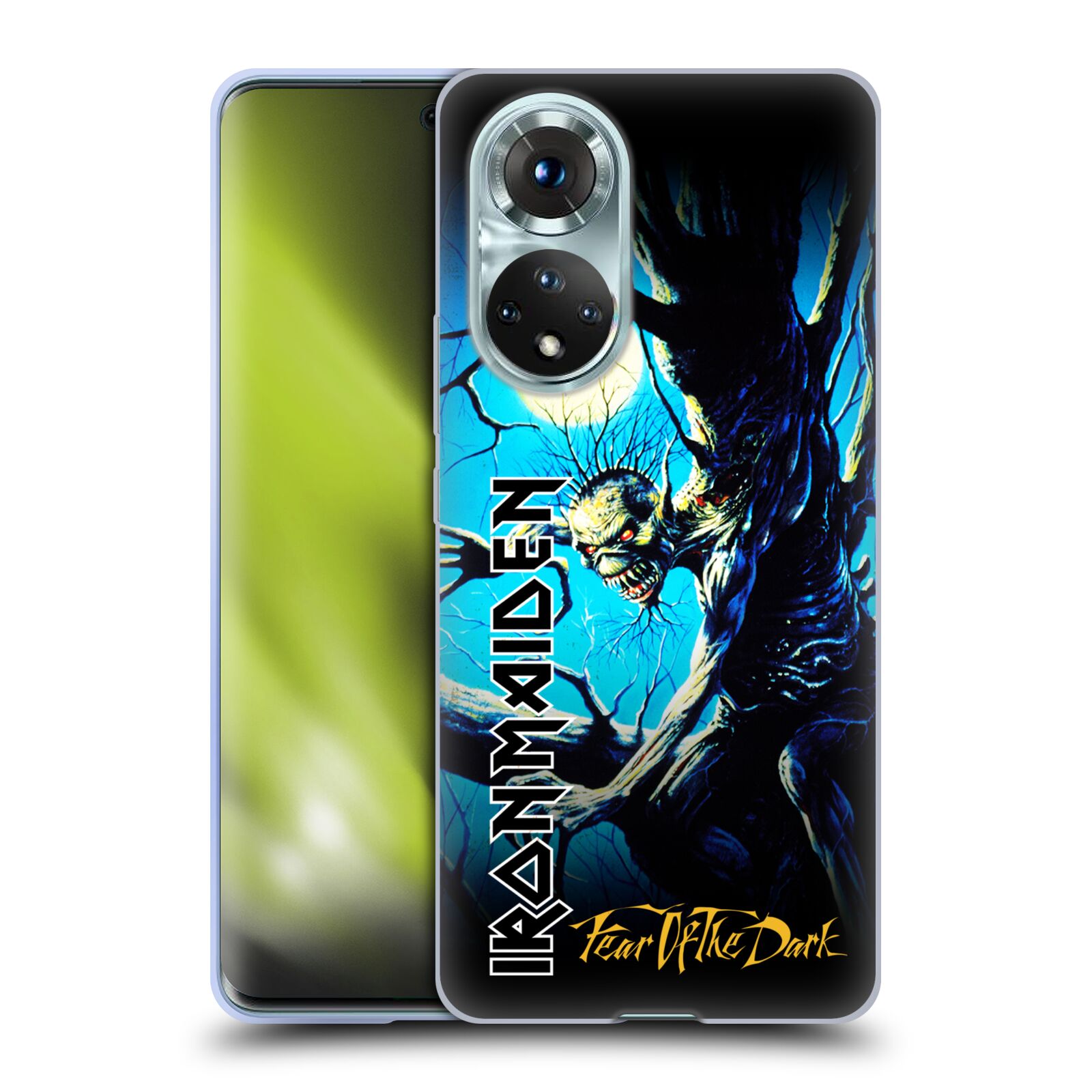 Silikonové pouzdro na mobil Huawei Nova 9 / Honor 50 - Head Case - Iron Maiden - Fear Of The Dark (Silikonový kryt, obal, pouzdro na mobilní telefon Huawei Nova 9 / Honor 50 s motivem Iron Maiden - Fear Of The Dark)