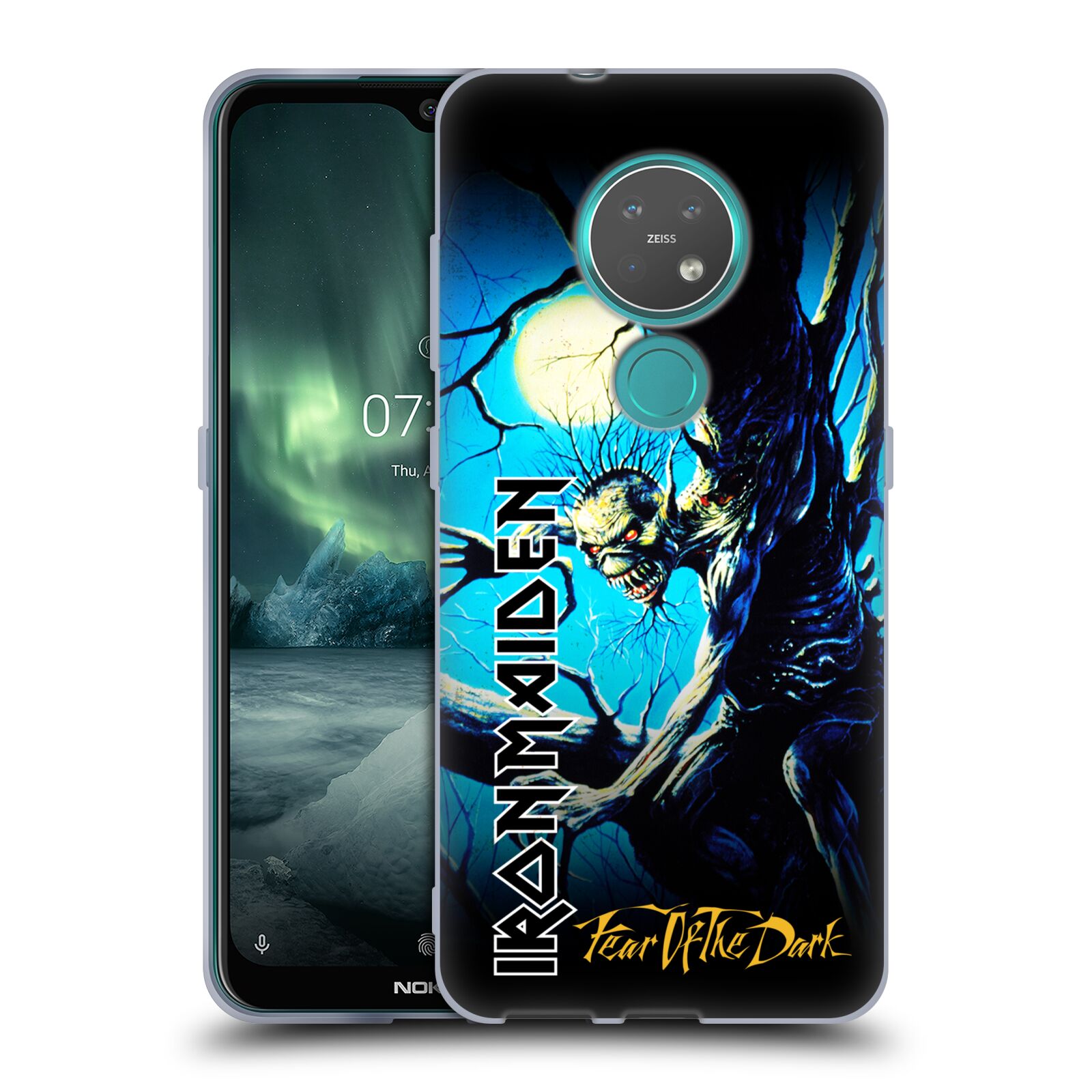 Silikonové pouzdro na mobil Nokia 6.2 - Head Case - Iron Maiden - Fear Of The Dark