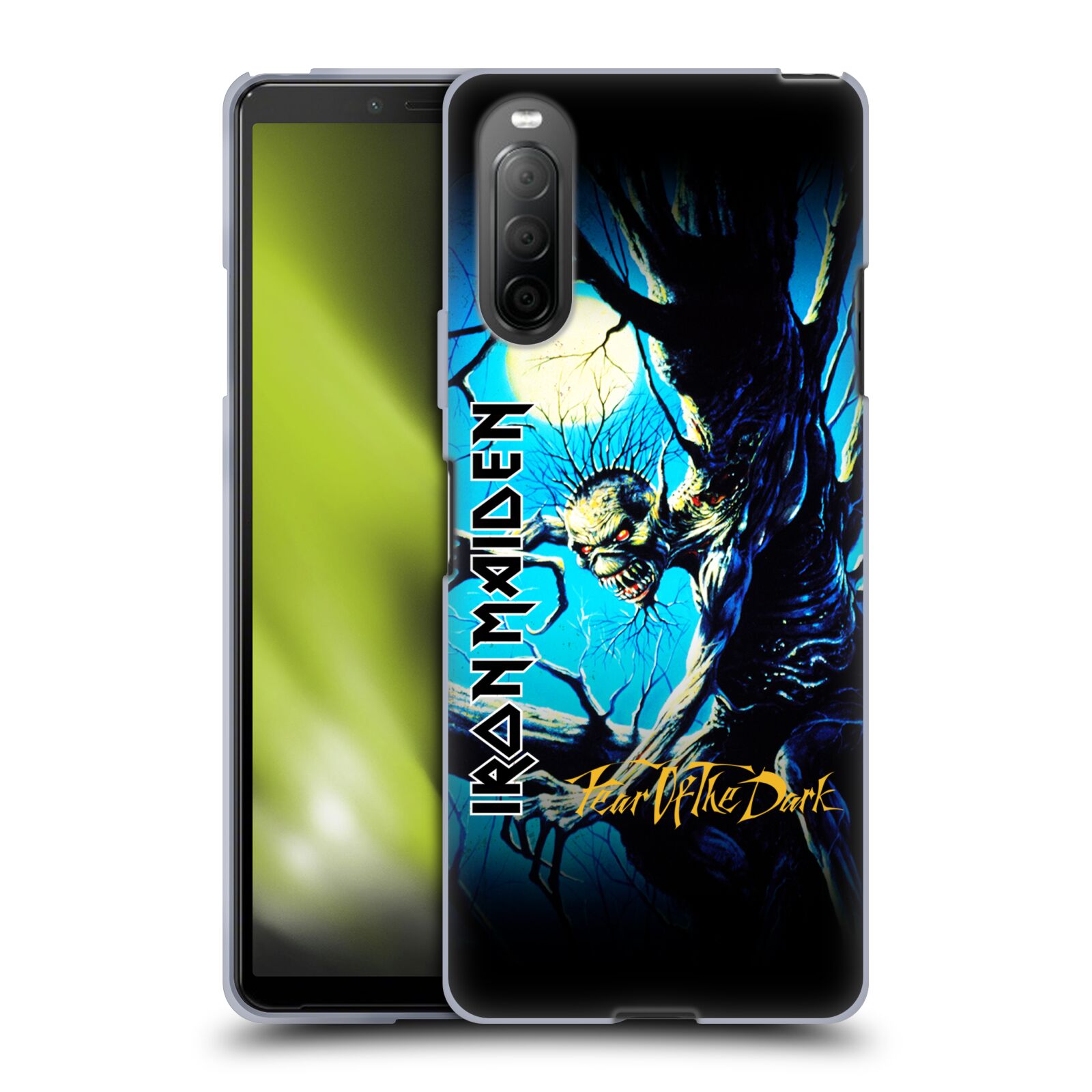 Silikonové pouzdro na mobil Sony Xperia 10 II - Head Case - Iron Maiden - Fear Of The Dark
