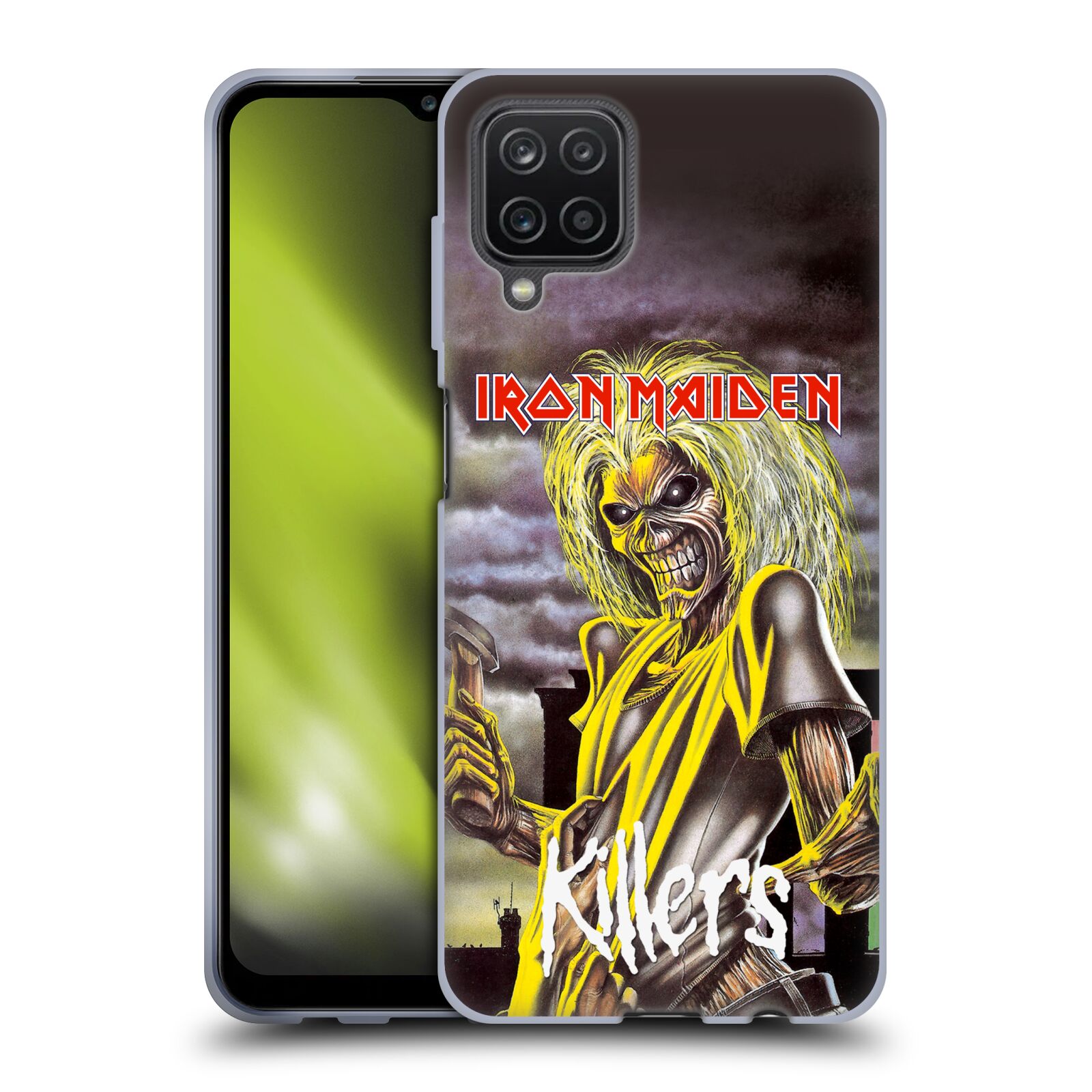 Silikonové pouzdro na mobil Samsung Galaxy A12 - Head Case - Iron Maiden - Killers (Silikonový kryt, obal, pouzdro na mobilní telefon Samsung Galaxy A12 s motivem Iron Maiden - Killers)