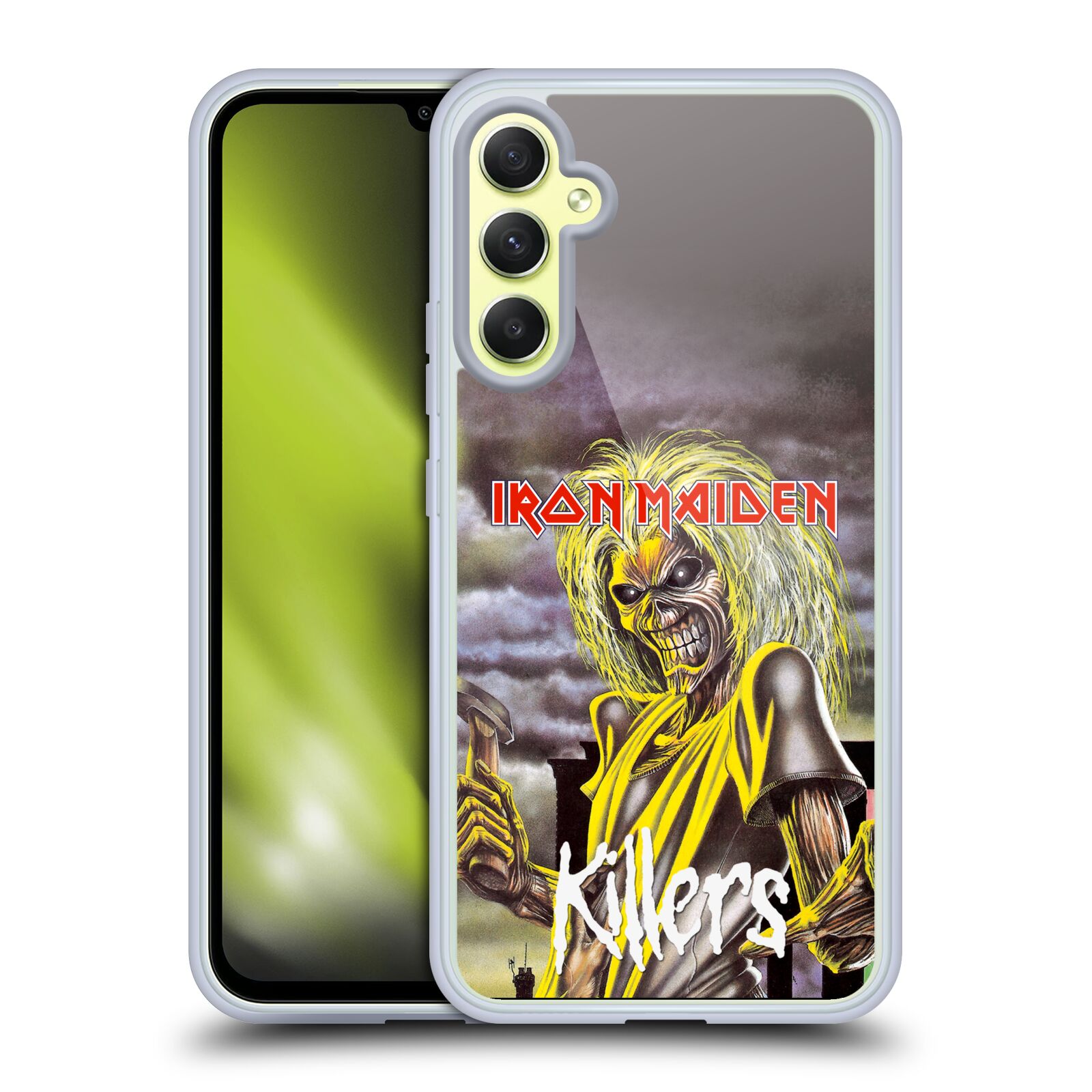 Silikonové pouzdro na mobil Samsung Galaxy A34 5G - Head Case - Iron Maiden - Killers (Silikonový kryt, obal, pouzdro na mobilní telefon Samsung Galaxy A34 5G s motivem Iron Maiden - Killers)