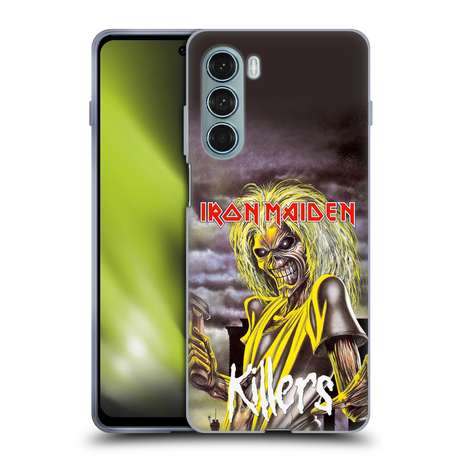 Silikonové pouzdro na mobil Motorola Moto G200 5G - Head Case - Iron Maiden - Killers