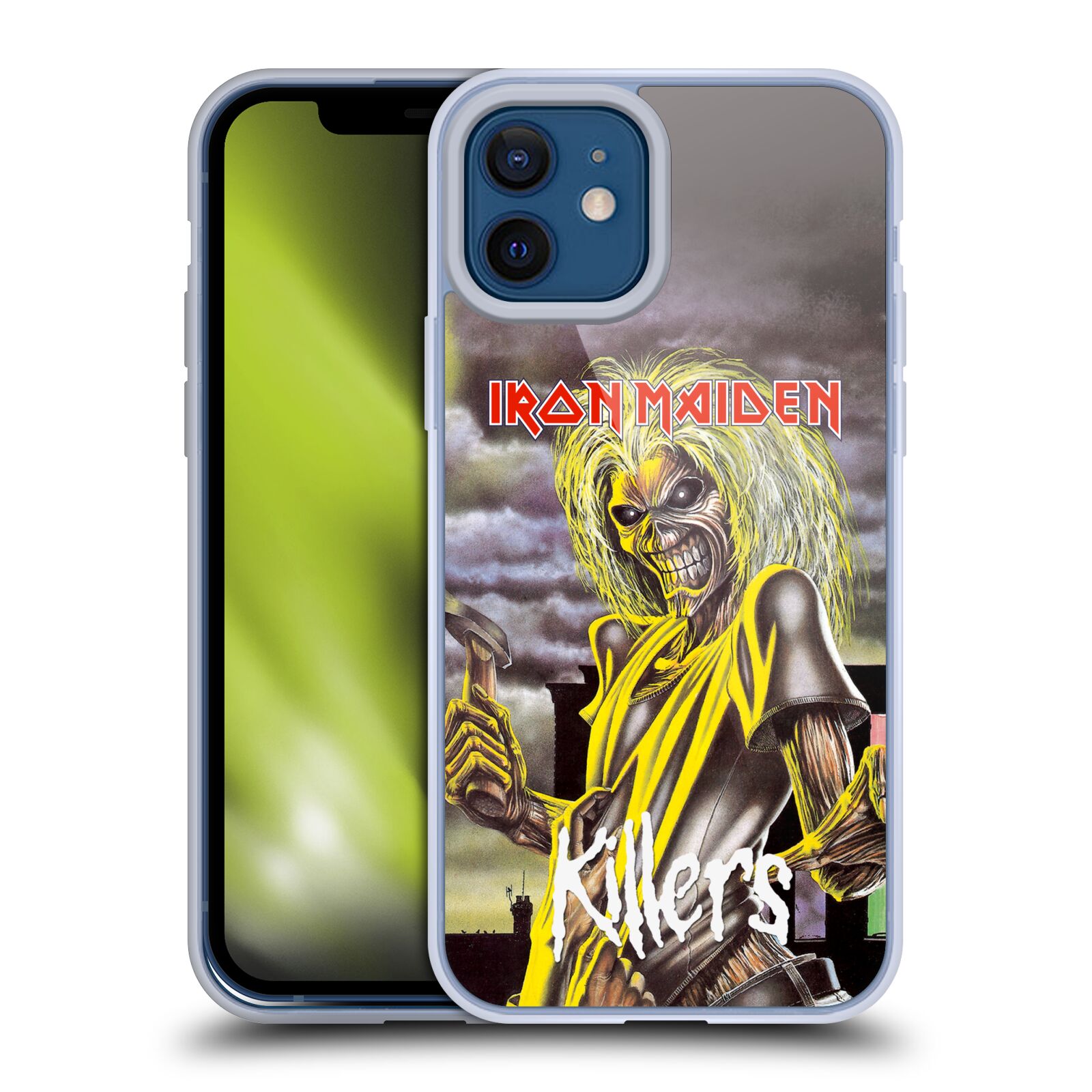Silikonové pouzdro na mobil Apple iPhone 12 / 12 Pro - Head Case - Iron Maiden - Killers (Silikonový kryt, obal, pouzdro na mobilní telefon Apple iPhone 12 / Apple iPhone 12 Pro (6,1") s motivem Iron Maiden - Killers)