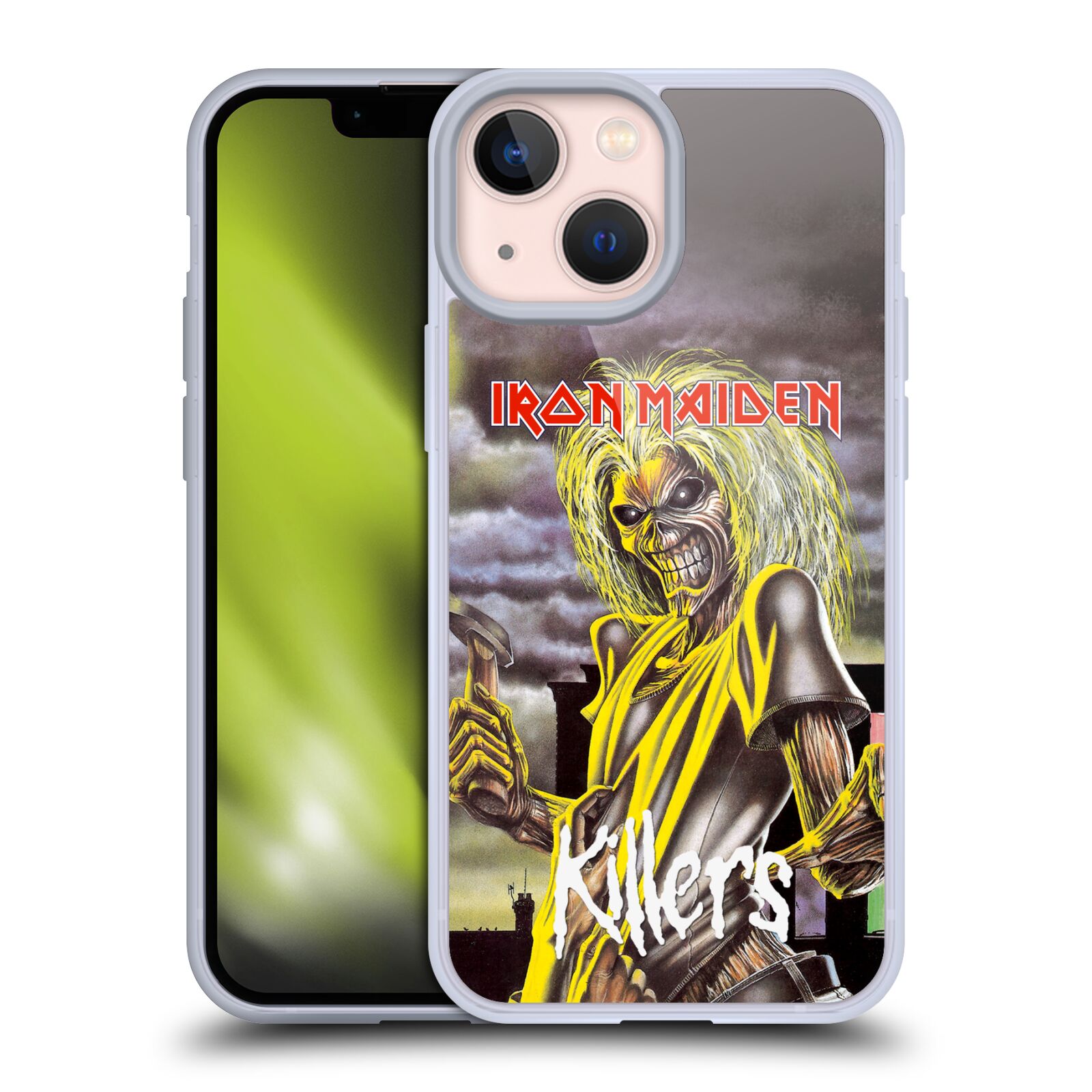 Silikonové pouzdro na mobil Apple iPhone 13 Mini - Head Case - Iron Maiden - Killers (Silikonový kryt, obal, pouzdro na mobilní telefon Apple iPhone 13 Mini s motivem Iron Maiden - Killers)