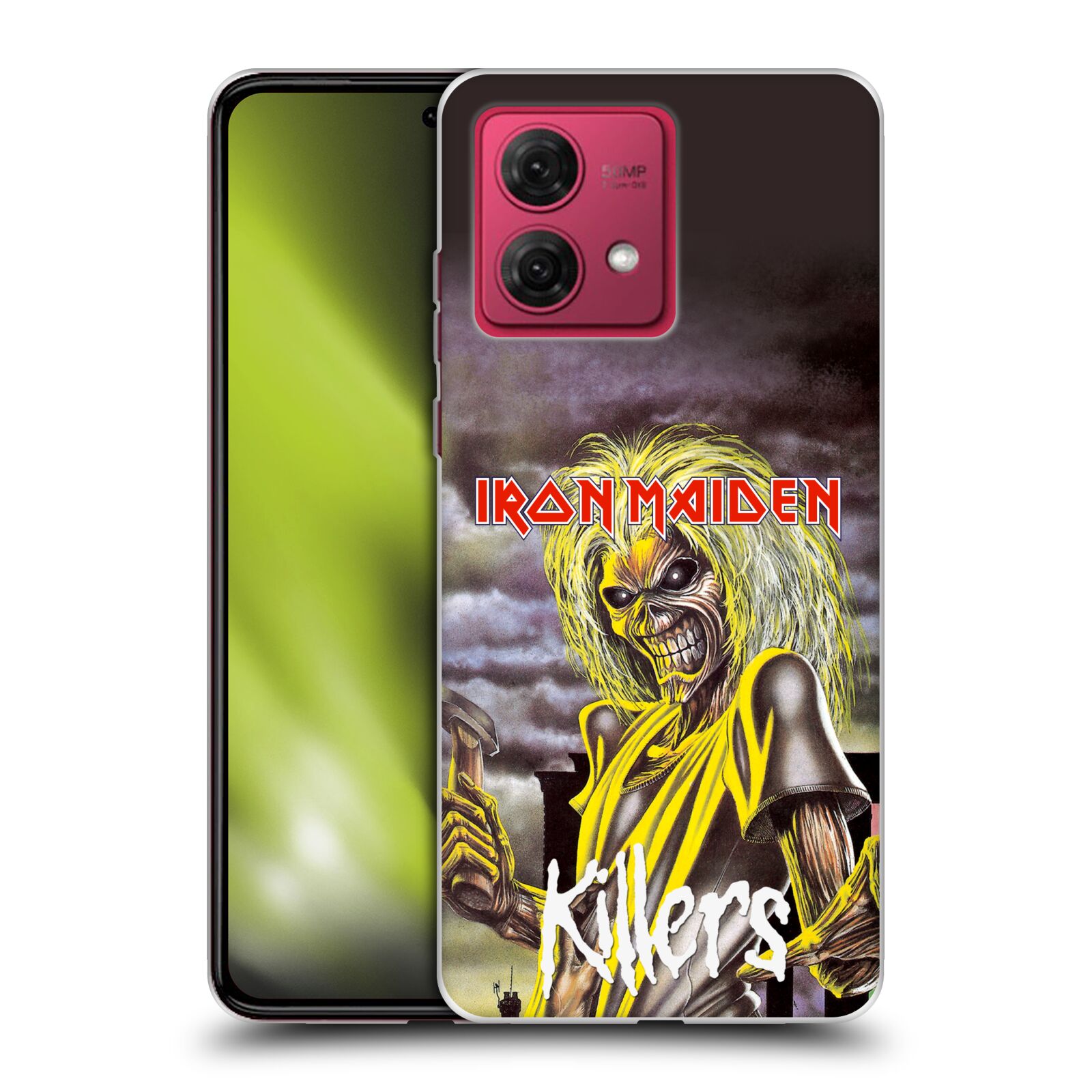 Silikonové pouzdro na mobil Motorola Moto G84 5G - Head Case - Iron Maiden - Killers (Silikonový kryt, obal, pouzdro na mobilní telefon Motorola Moto G84 5G s motivem Iron Maiden - Killers)