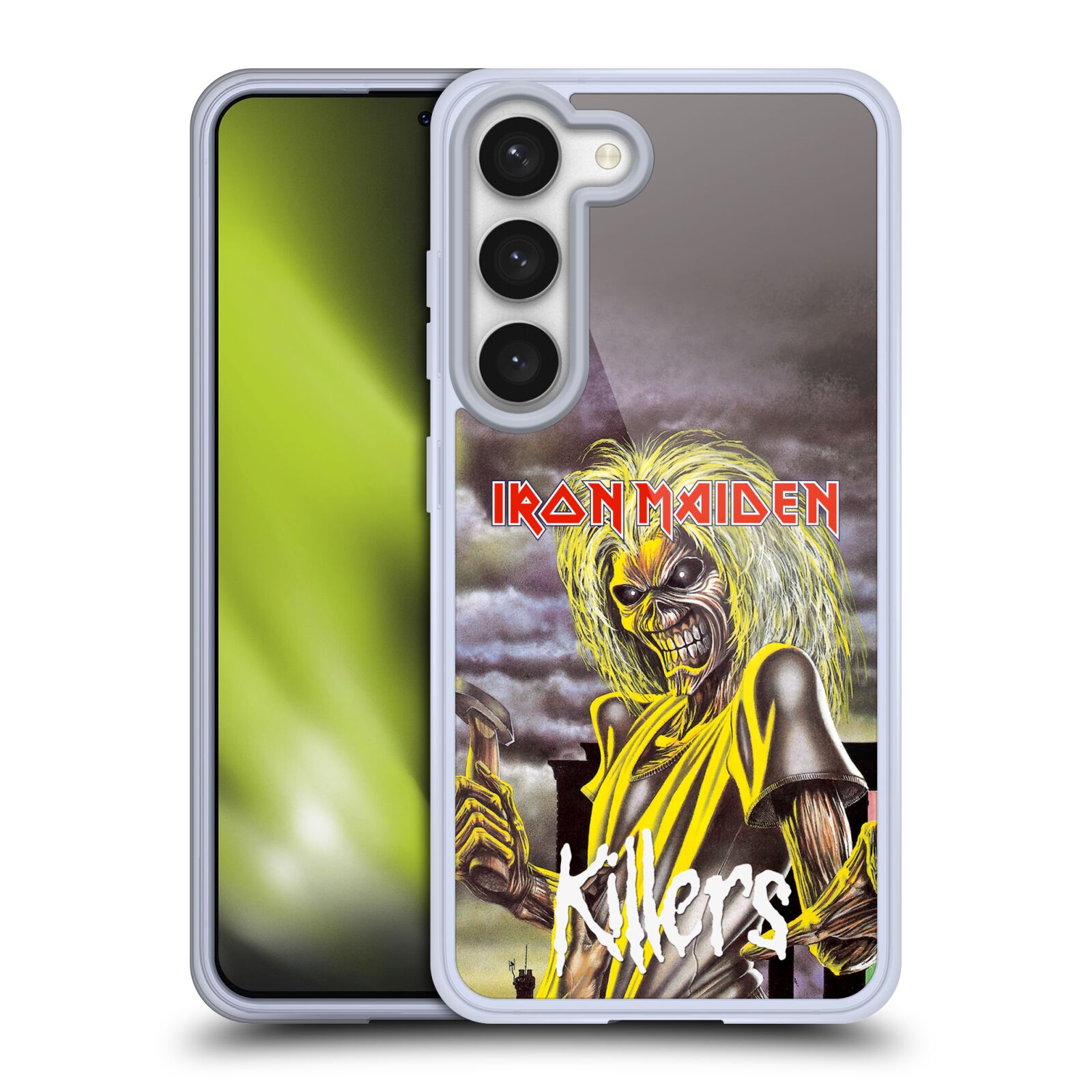 Silikonové pouzdro na mobil Samsung Galaxy S23 - Head Case - Iron Maiden - Killers (Silikonový kryt, obal, pouzdro na mobilní telefon Samsung Galaxy S23 s motivem Iron Maiden - Killers)