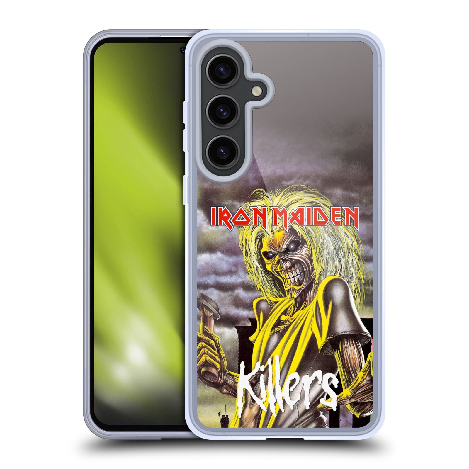 Silikonové lesklé pouzdro na mobil Samsung Galaxy S24 Plus - Head Case - Iron Maiden - Killers (Silikonový kryt, obal, pouzdro na mobilní telefon Samsung Galaxy S24 Plus s motivem Iron Maiden - Killers)