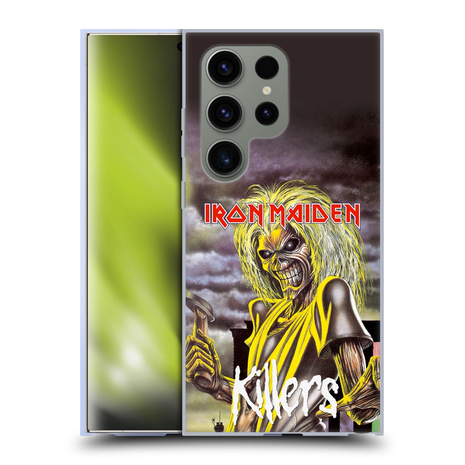 Silikonové lesklé pouzdro na mobil Samsung Galaxy S24 Ultra - Head Case - Iron Maiden - Killers (Silikonový kryt, obal, pouzdro na mobilní telefon Samsung Galaxy S24 Ultra s motivem Iron Maiden - Killers)
