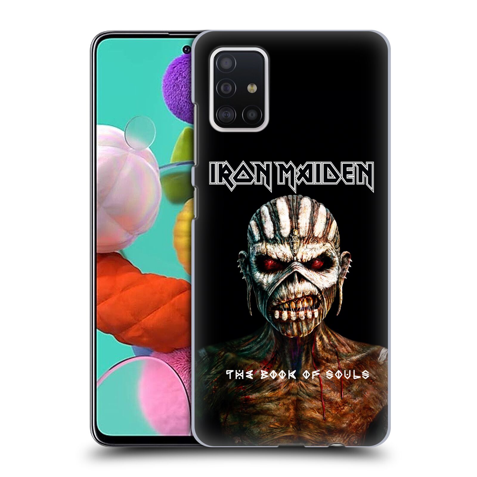 Plastové pouzdro na mobil Samsung Galaxy A51 - Head Case - Iron Maiden - The Book Of Souls
