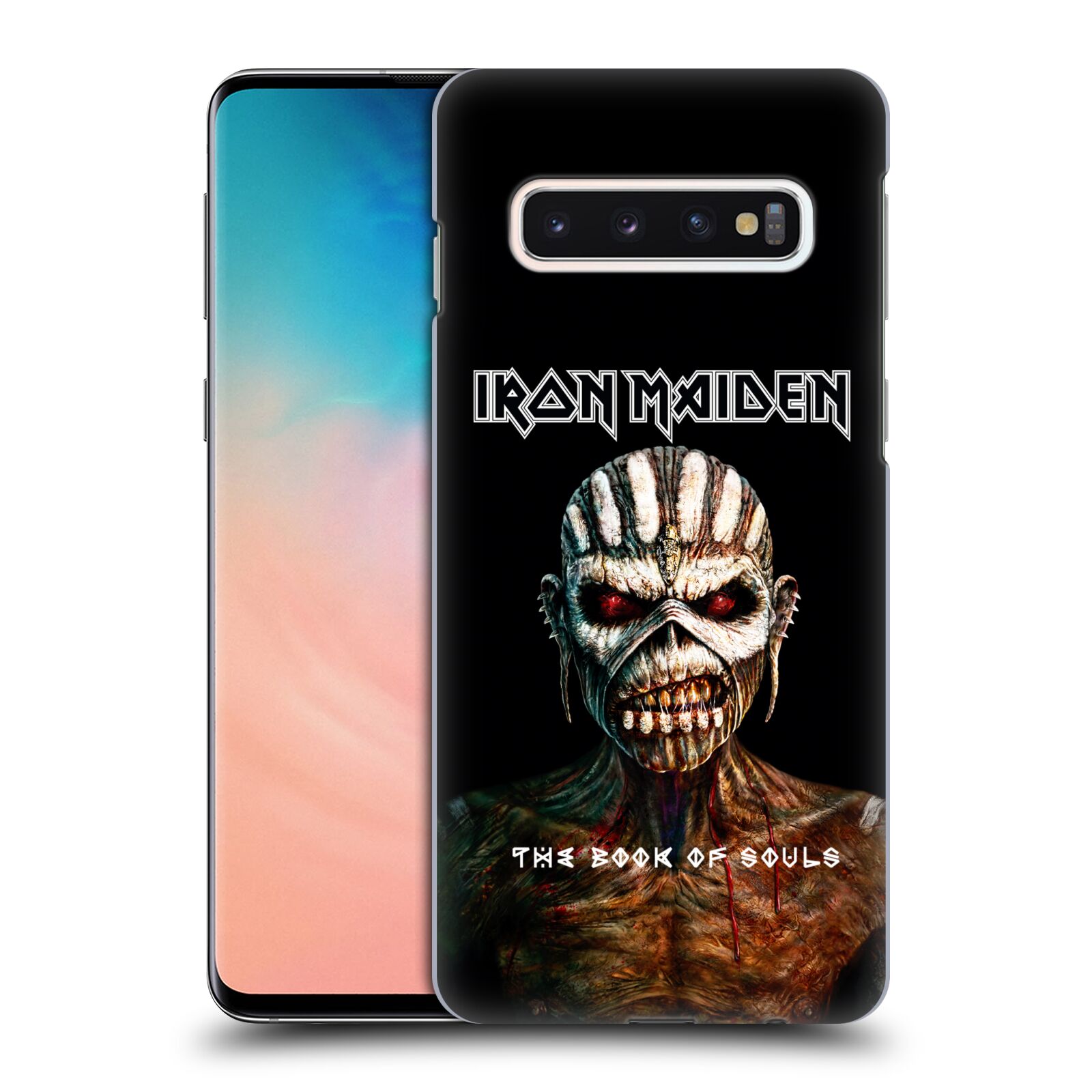 Plastové pouzdro na mobil Samsung Galaxy S10 - Head Case - Iron Maiden - The Book Of Souls