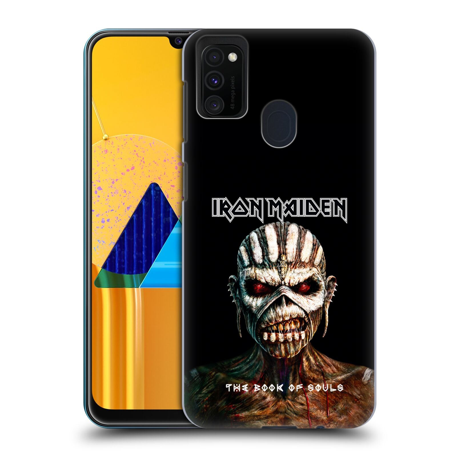 Plastové pouzdro na mobil Samsung Galaxy M21 - Head Case - Iron Maiden - The Book Of Souls