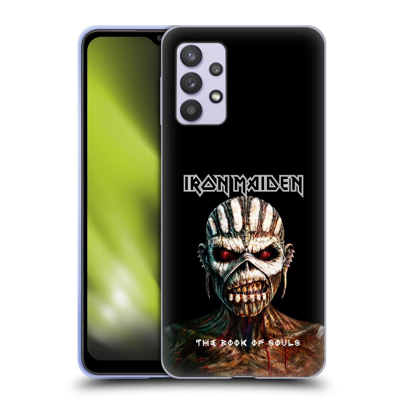 Silikonové pouzdro na mobil Samsung Galaxy A32 5G - Head Case - Iron Maiden - The Book Of Souls (Silikonový kryt, obal, pouzdro na mobilní telefon Samsung Galaxy A32 5G (SM-A326B) s motivem Iron Maiden - The Book Of Souls)
