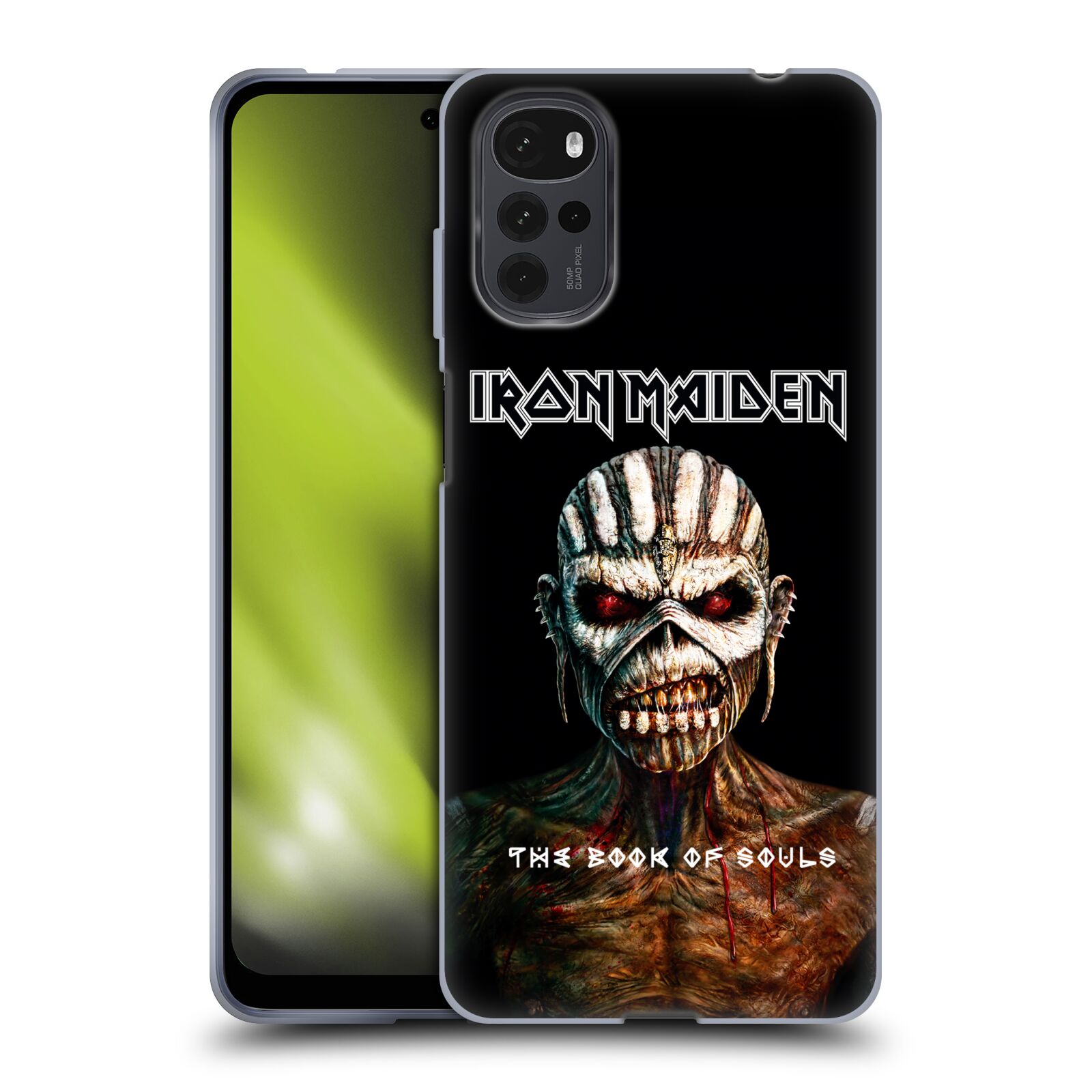 Silikonové pouzdro na mobil Motorola Moto G22 - Head Case - Iron Maiden - The Book Of Souls