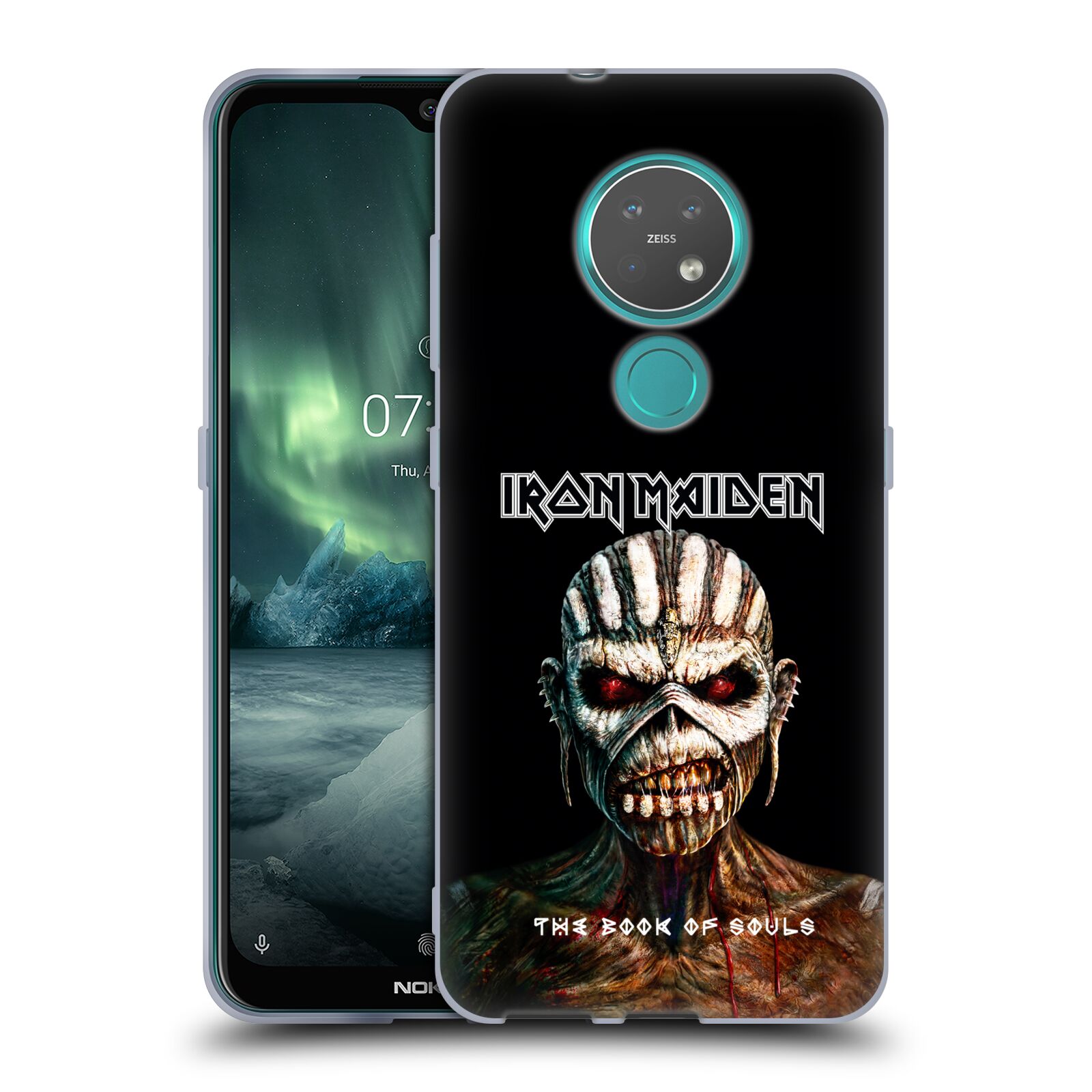 Silikonové pouzdro na mobil Nokia 7.2 - Head Case - Iron Maiden - The Book Of Souls