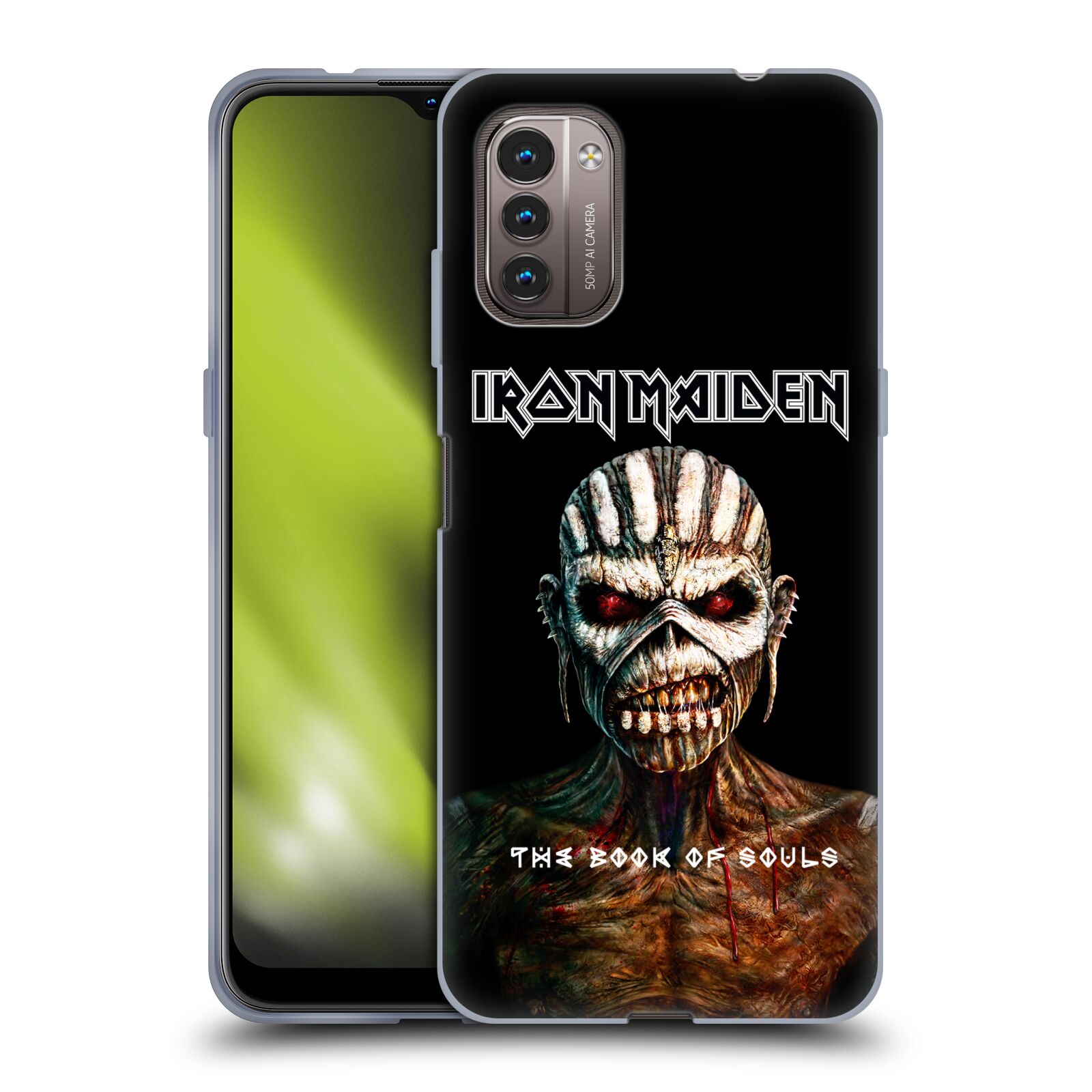Silikonové pouzdro na mobil Nokia G11 / G21 - Head Case - Iron Maiden - The Book Of Souls
