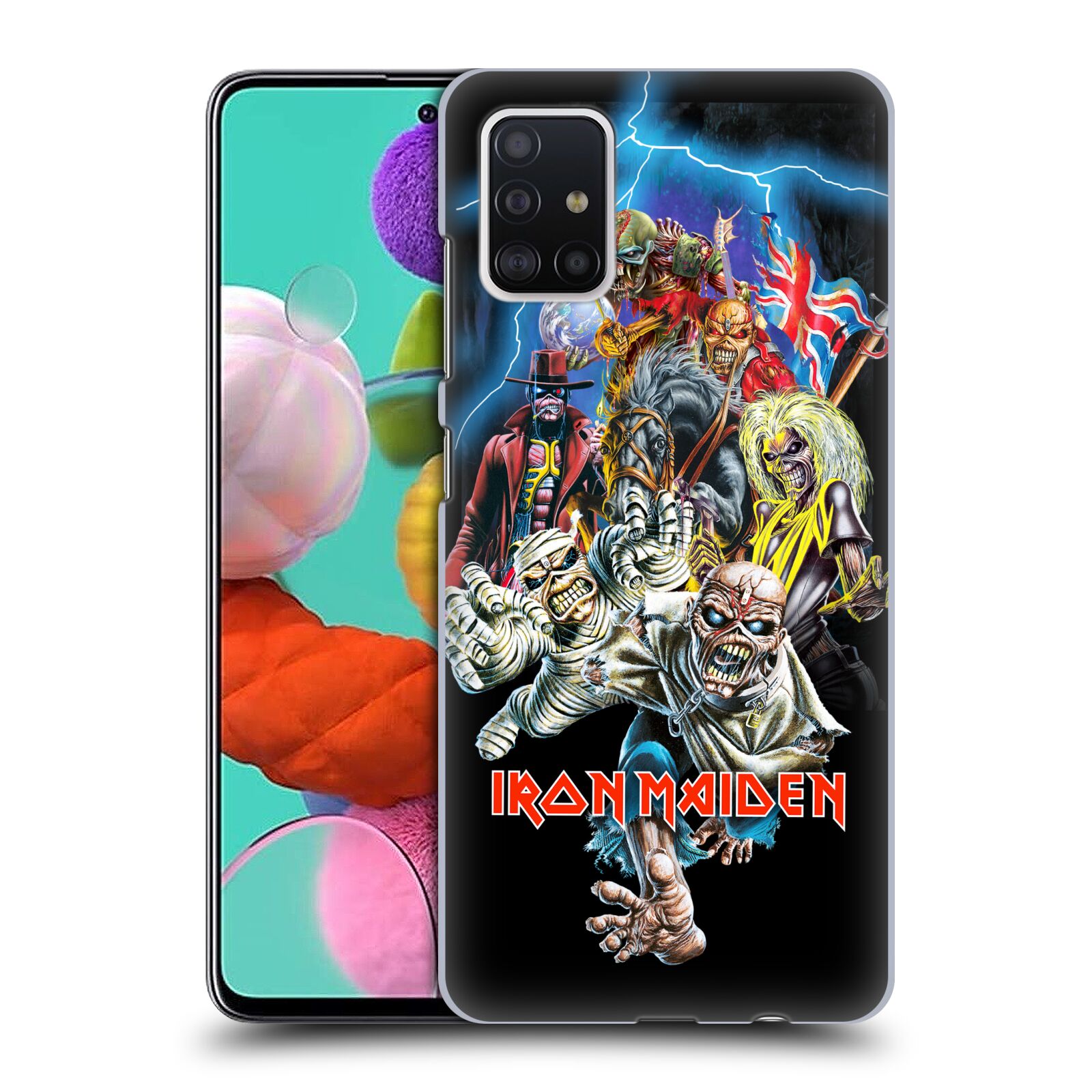 Plastové pouzdro na mobil Samsung Galaxy A51 - Head Case - Iron Maiden - Best Of Beast