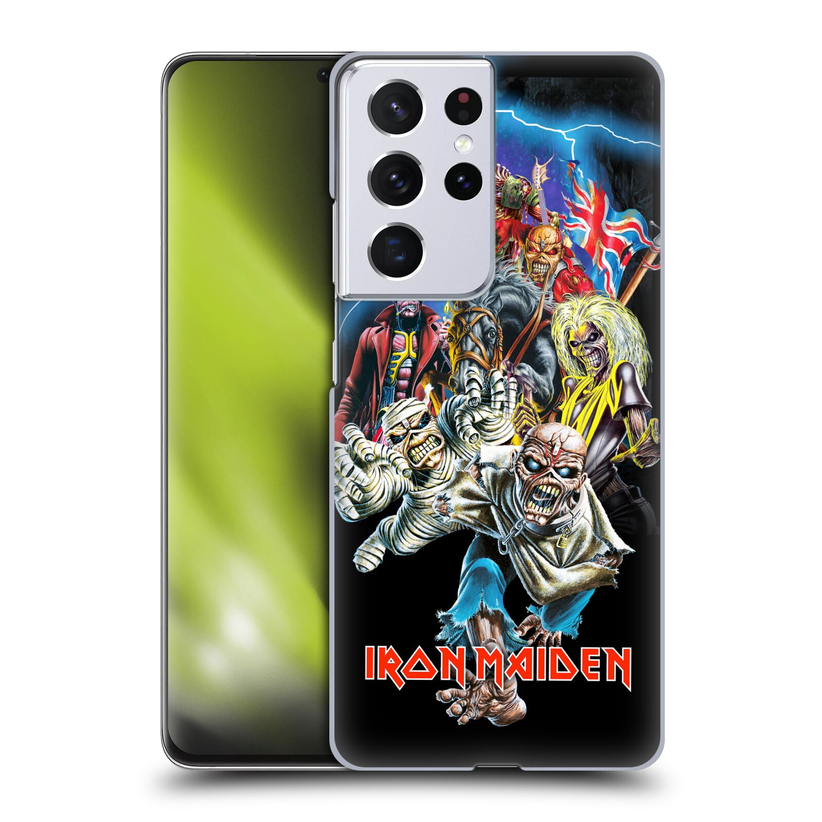 Plastové pouzdro na mobil Samsung Galaxy S21 Ultra 5G - Head Case - Iron Maiden - Best Of Beast (Plastový kryt, pouzdro, obal na mobilní telefon Samsung Galaxy S21 Ultra 5G G998B s motivem Iron Maiden - Best Of Beast)