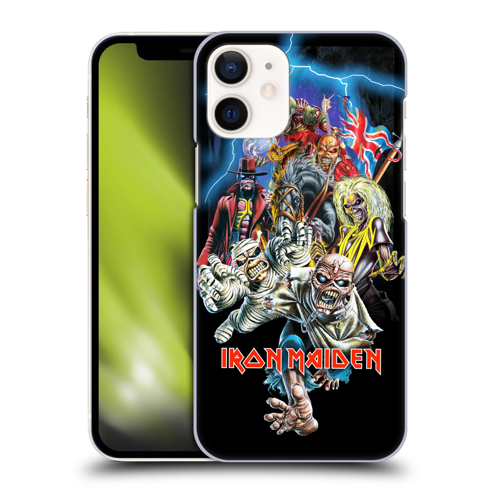Plastové pouzdro na mobil Apple iPhone 12 Mini - Head Case - Iron Maiden - Best Of Beast