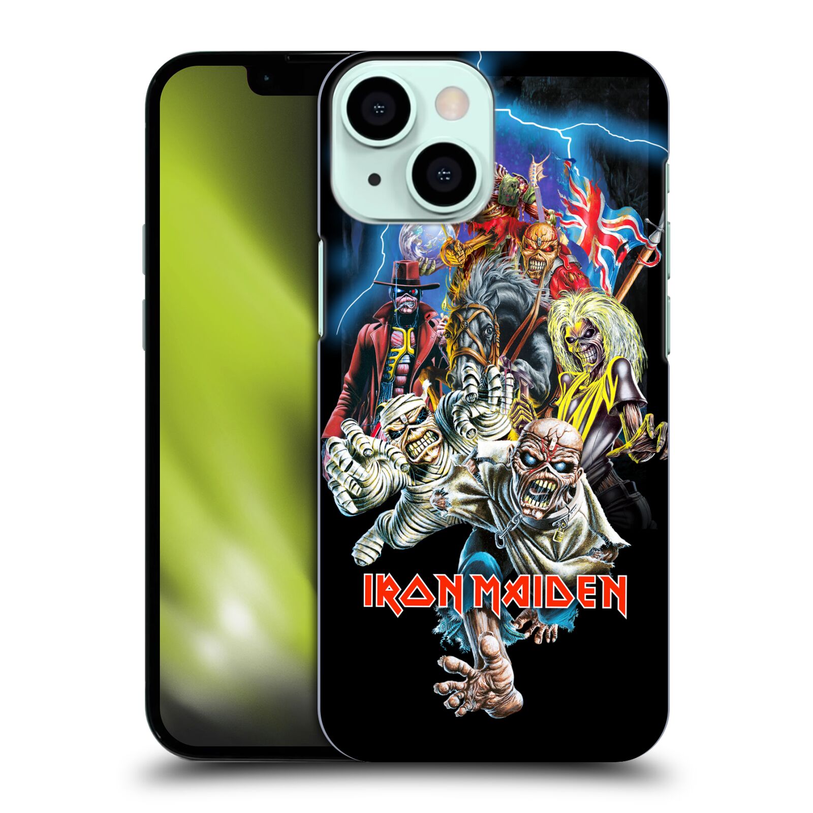 Plastové pouzdro na mobil Apple iPhone 13 Mini - Head Case - Iron Maiden - Best Of Beast